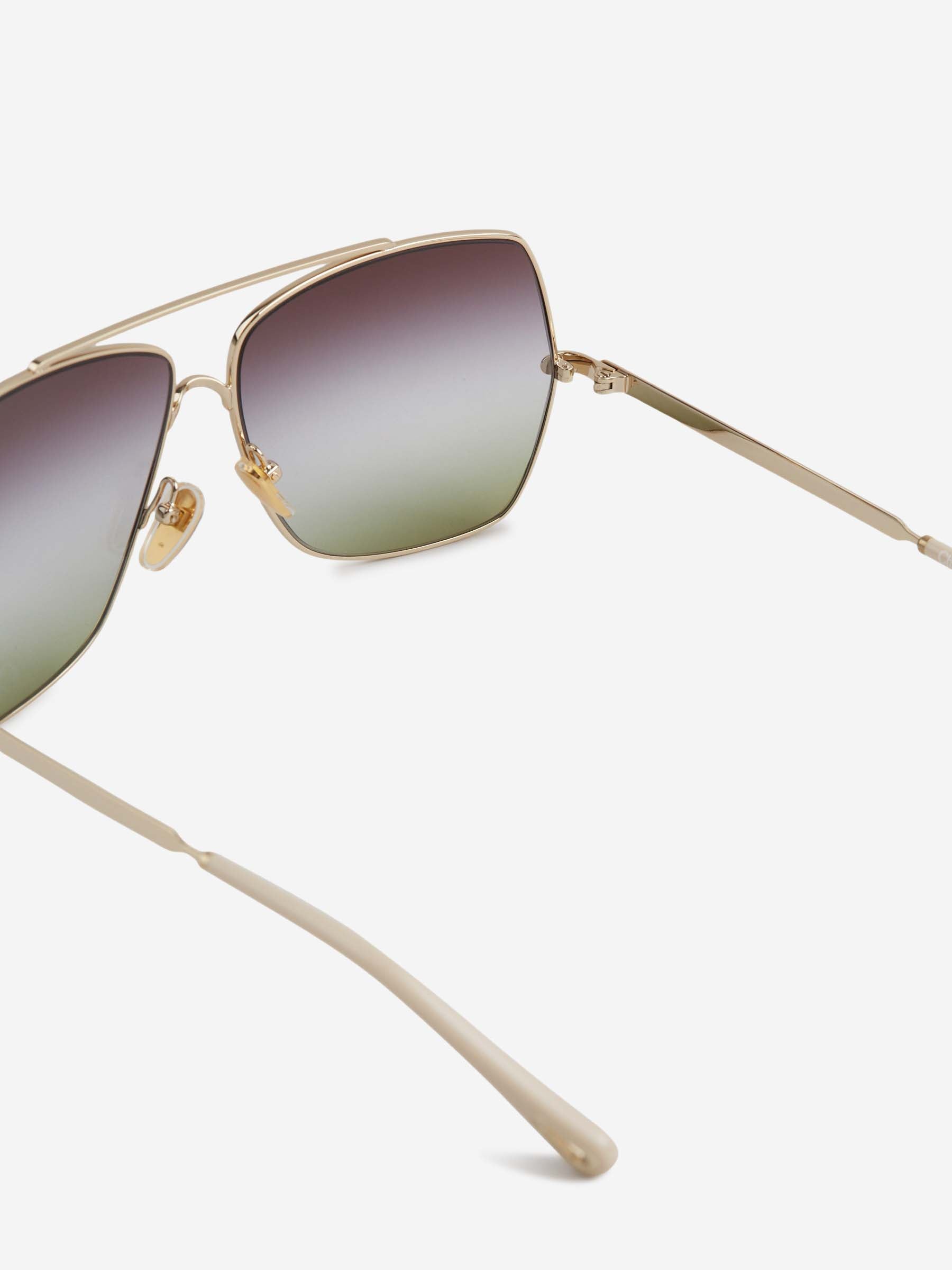 Chloé Mujer Barcelona Gafas de Sol Aviador color Dorado sku 860-001256 01 - Foto 4