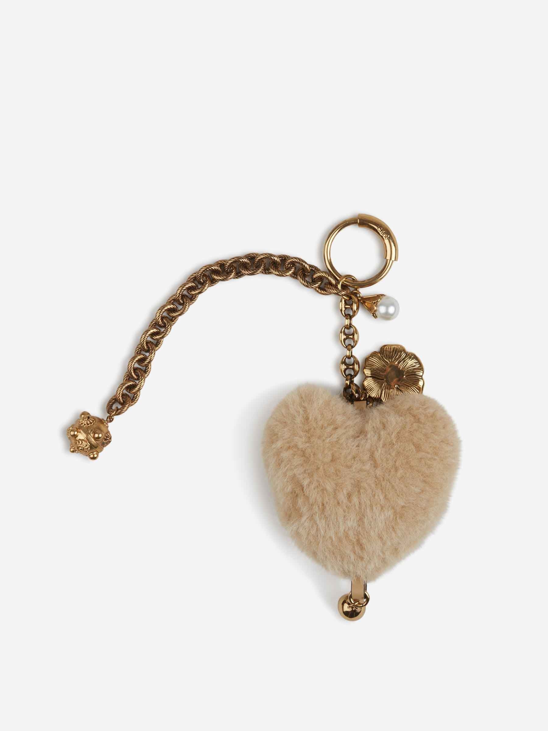 Chloé Mujer Barcelona Charm Symbols Heart Shearling color Beige sku 899-001997 02 - Foto 3