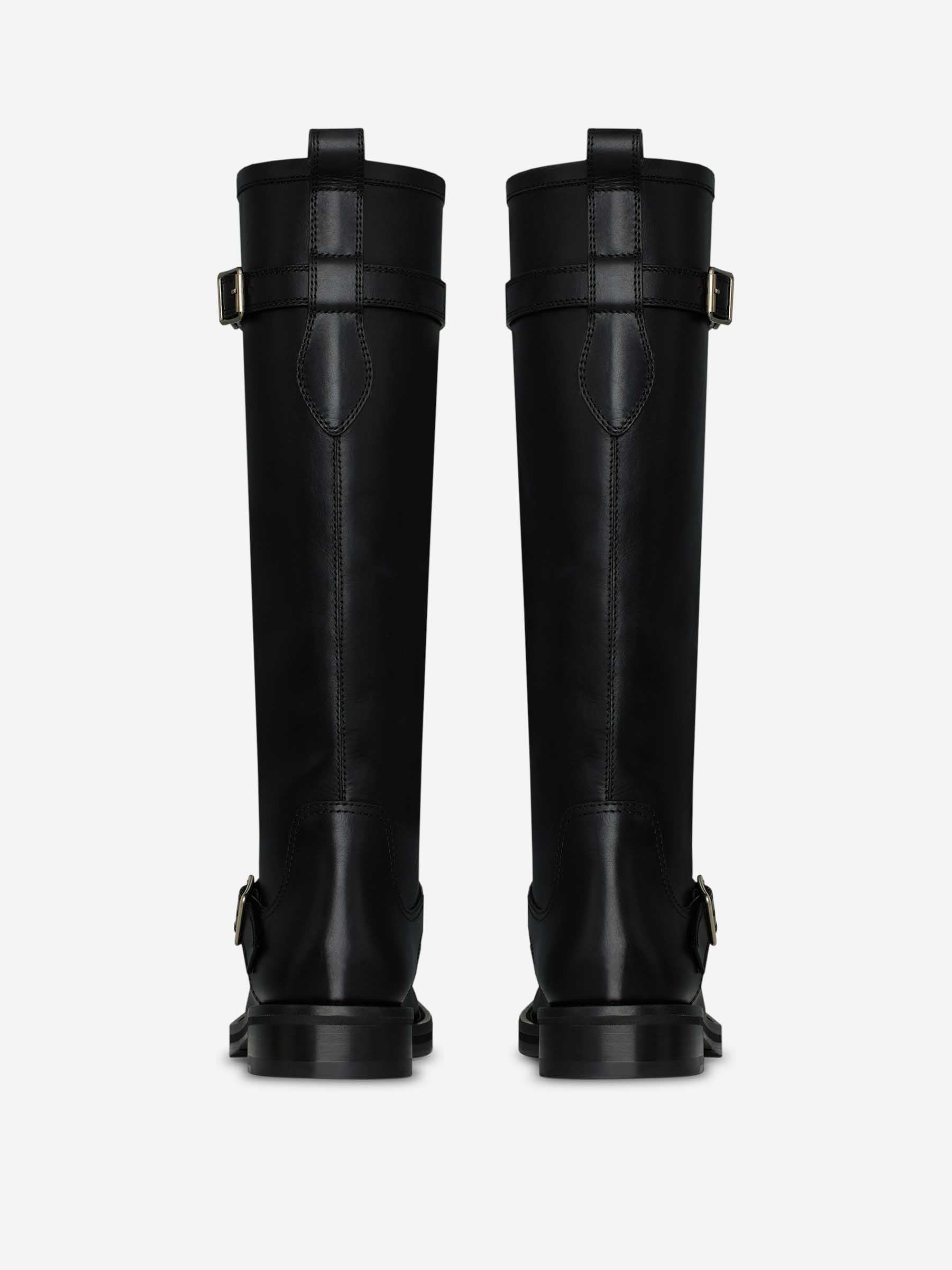 Saint Laurent Mujer Barcelona Botas River Piel color Negro sku 805-000756 01 - Foto 3