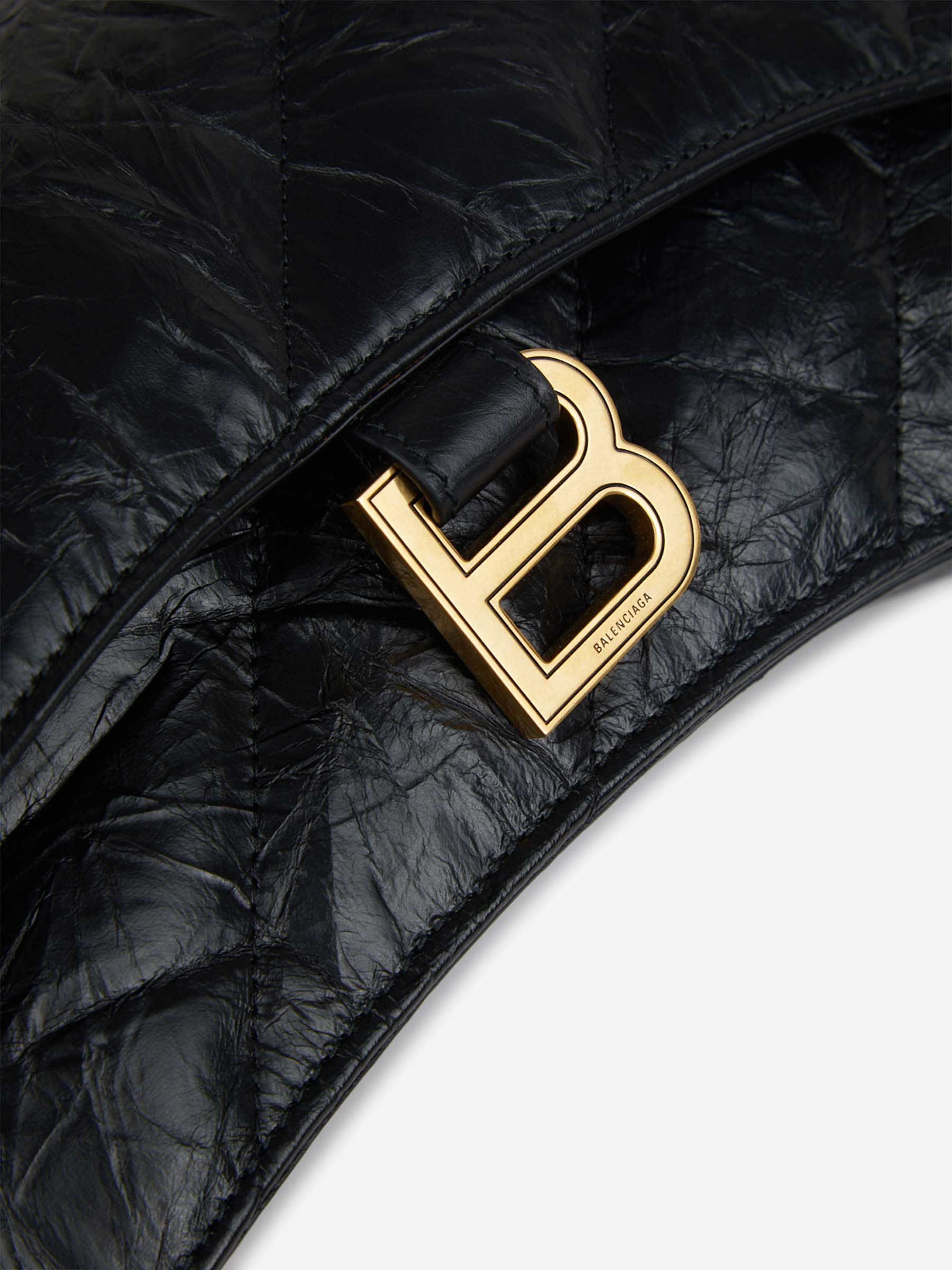 Balenciaga Bolso Hombro Crush XS color Negro sku 810-007688 01 - Foto 4