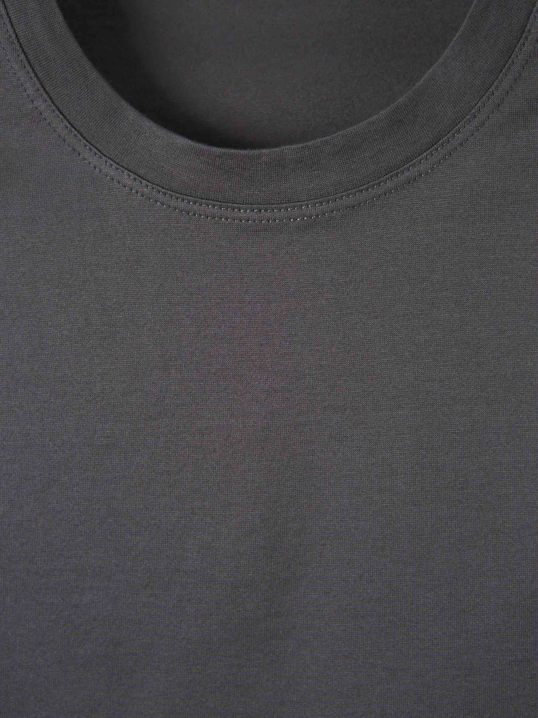 Santa Eulalia Hombre Barcelona Camiseta Lisa Algodón color Gris Antracita sku 553-003979 03 - Foto 3