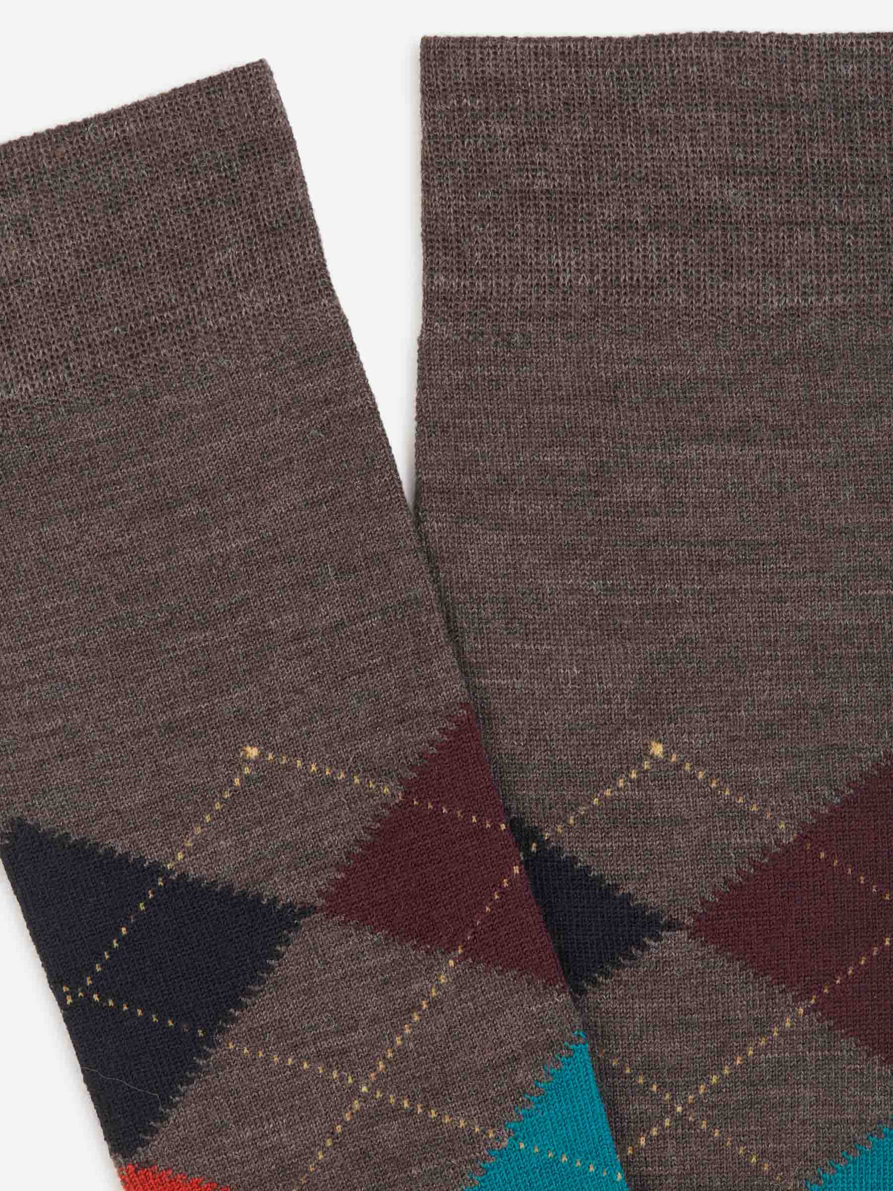 Gallo Hombre Barcelona Calcetines Largos Incrustaciones color Gris Antracita sku 641-000203 01 - Foto 2