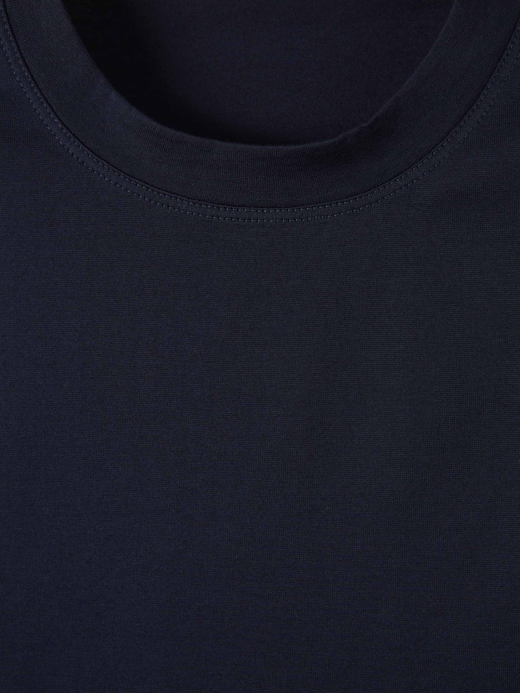 Santa Eulalia Hombre Barcelona Camiseta Lisa Algodón color Azul Denim Oscuro sku 553-003979 02 - Foto 3