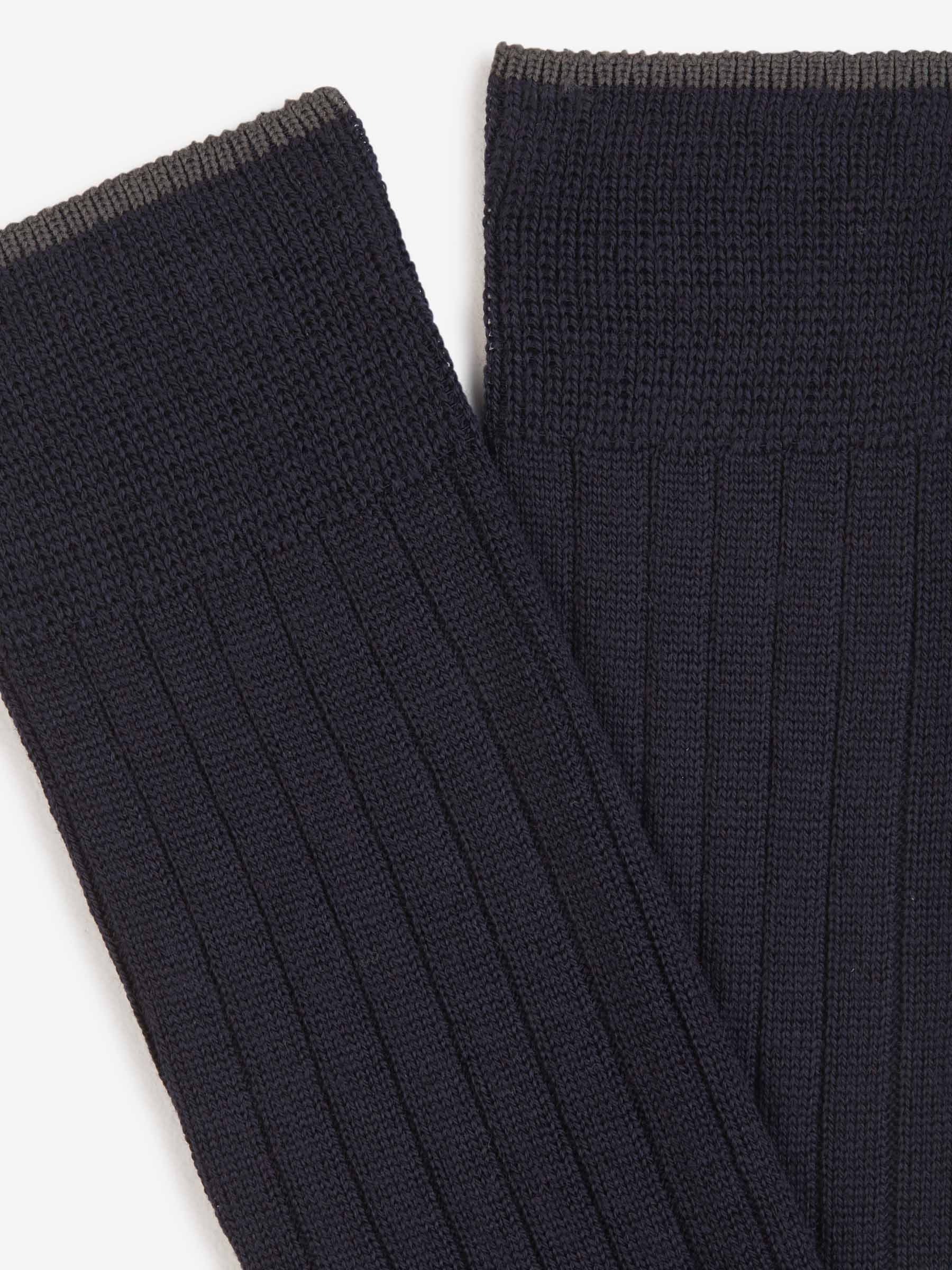 Gallo Hombre Barcelona Calcetines Extra Largos color Azul Noche sku 642-000459 01 - Foto 2