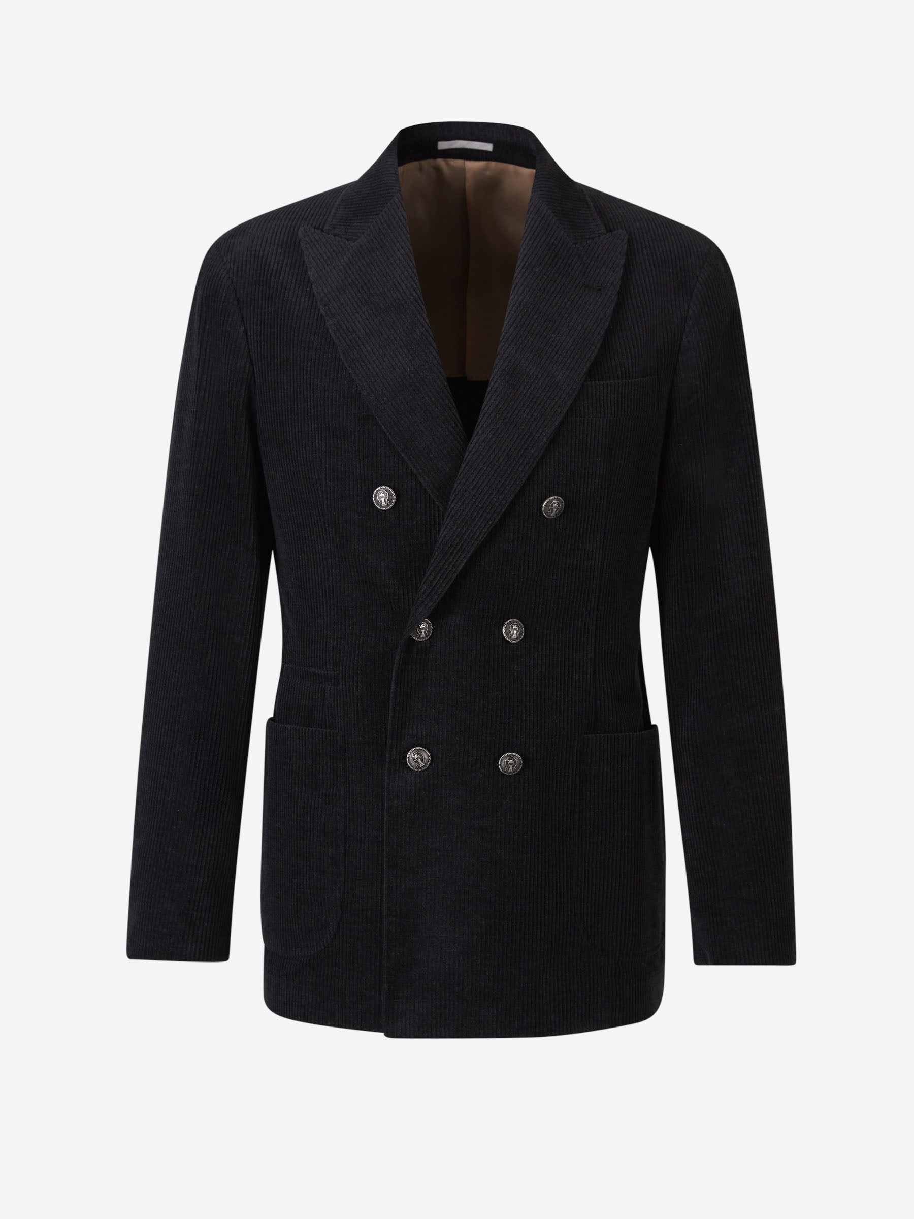 Brunello cucinelli double breasted blazer sale