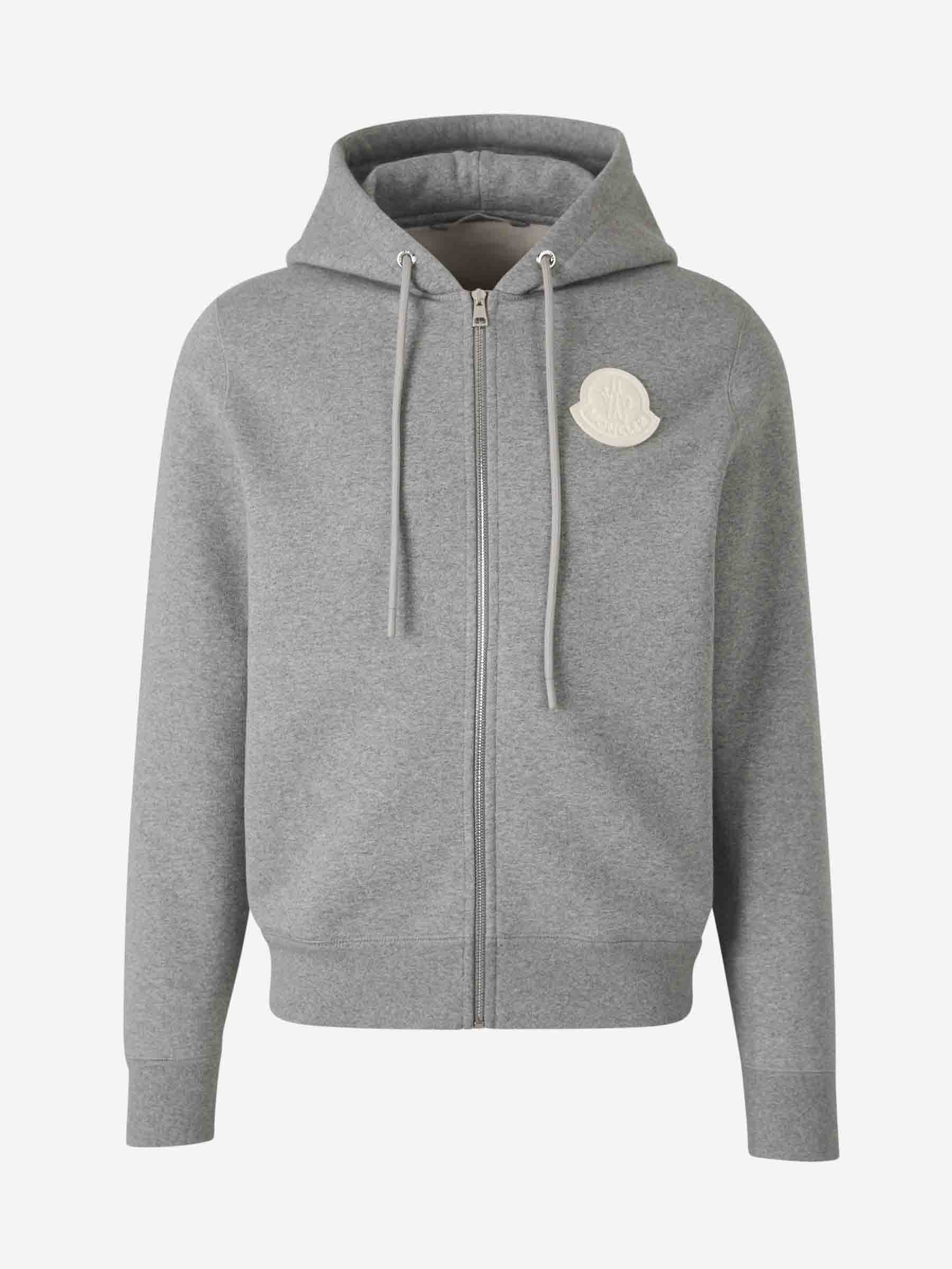 Moncler Sweatshirt mit ReiBverschluss und Logo Hombre 545 001697 01