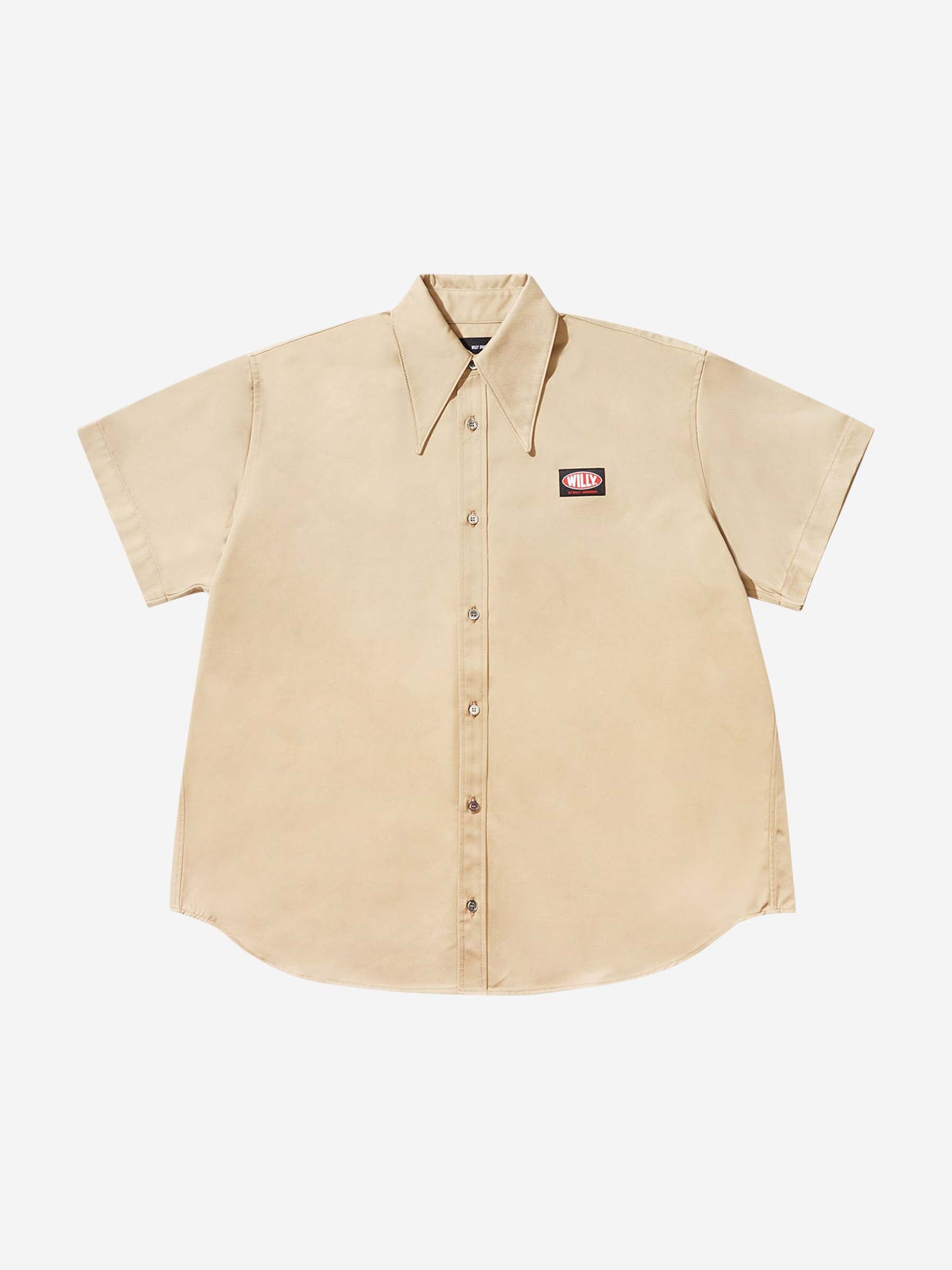 Willy Chavarria Hombre Barcelona Camisa Pachuco Algodón color Caramelo sku 532-000604 01 - Foto 1