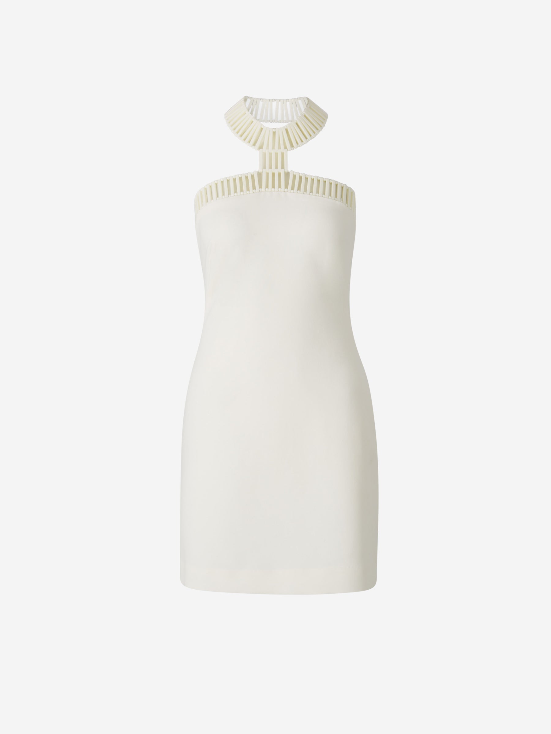 knee length dresses for ladies Serafina Mini Dress Handkerchief Broderie White main image 1