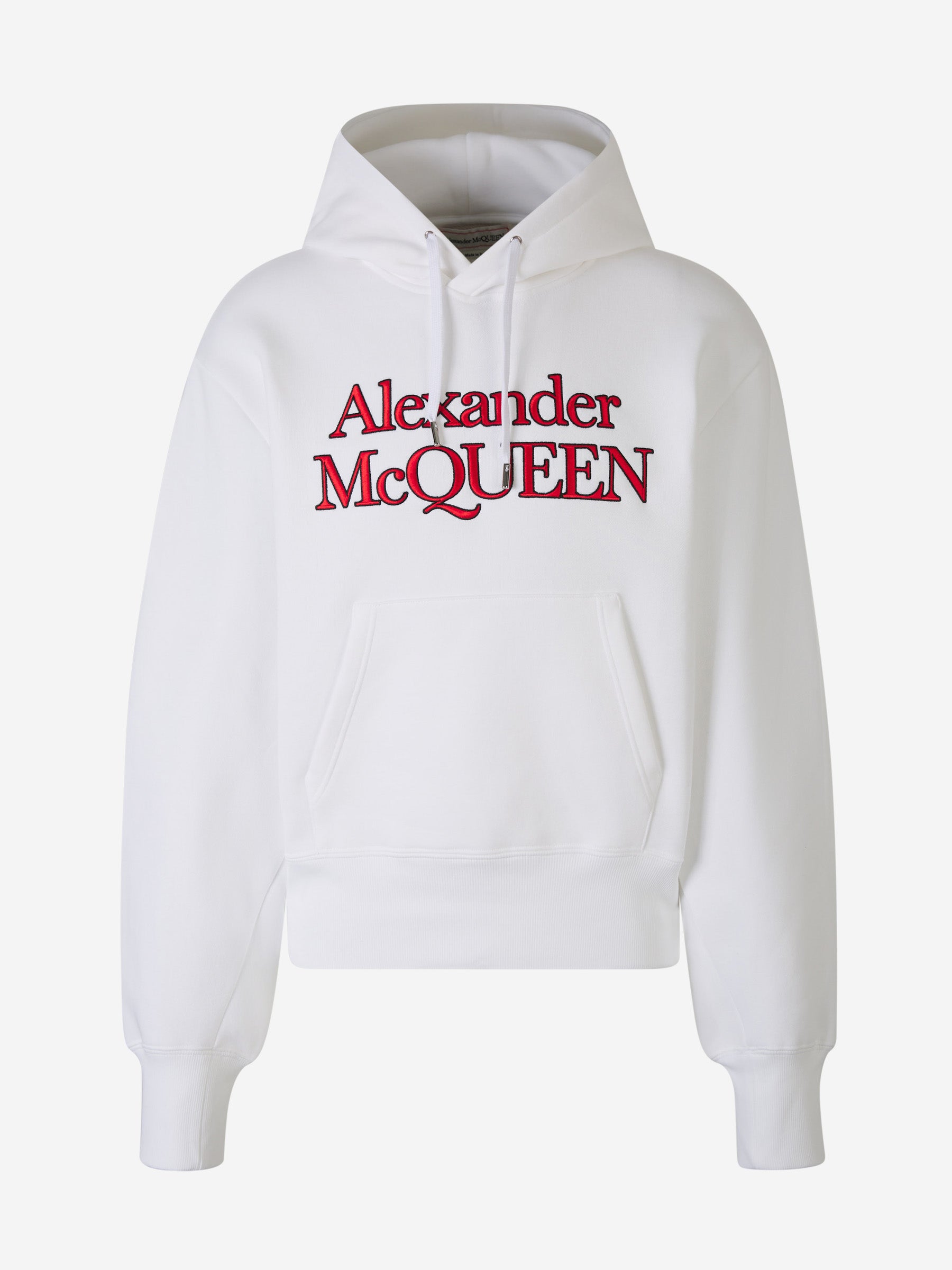McQueen – Cotton Logo Sweatshirt Hombre 545-001611 01