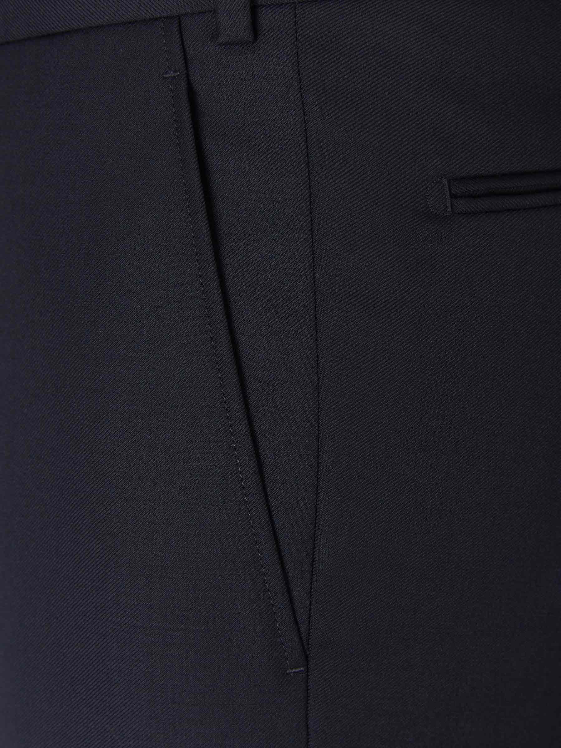 Santa Eulalia Hombre Barcelona Pantalones Formales Lana color Azul Noche sku 321-000316 03 - Foto 3