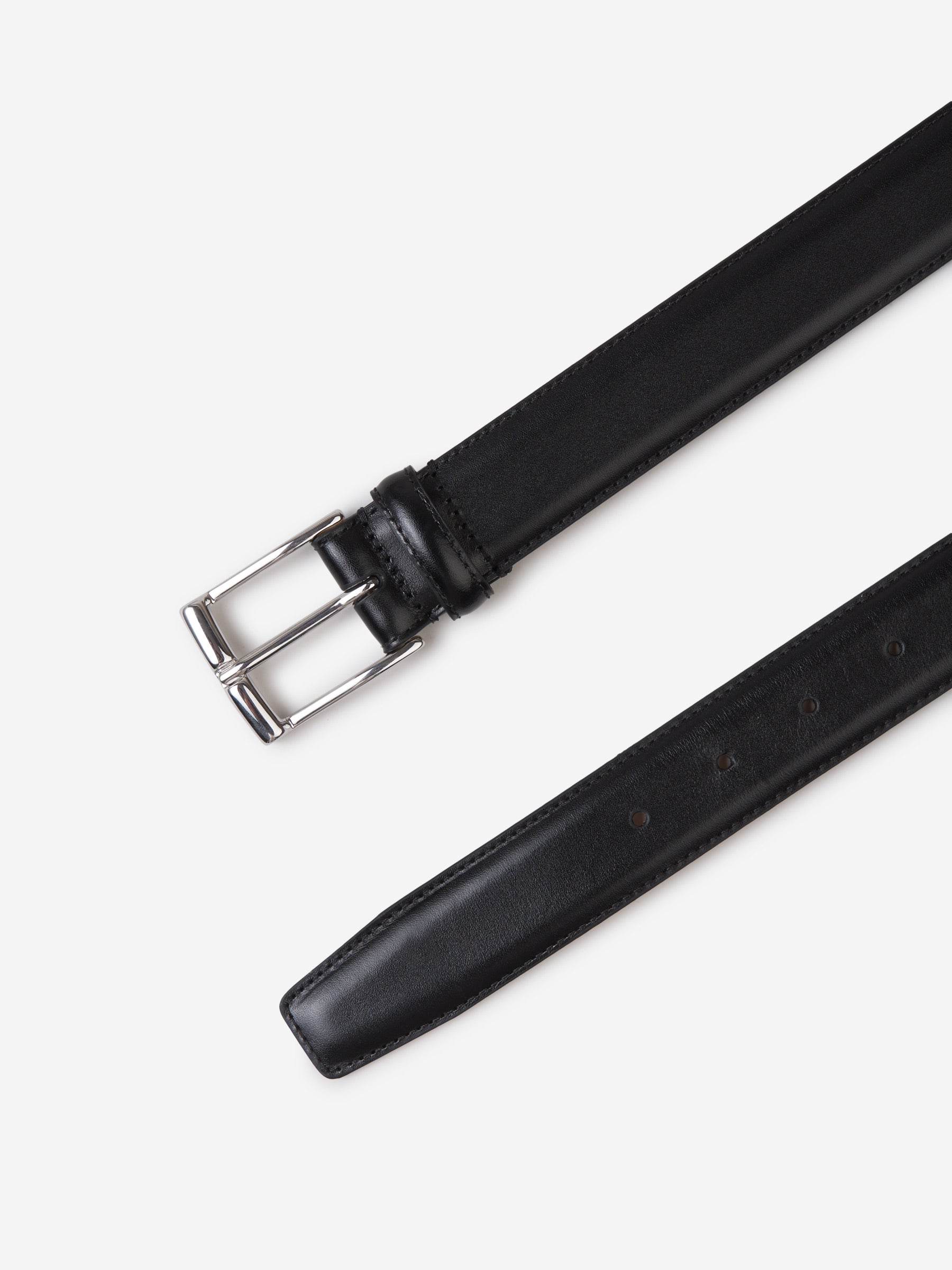 Crockett & Jones Hombre Barcelona Cinturón Piel Fina color Negro sku 621-000067 01 - Foto 3