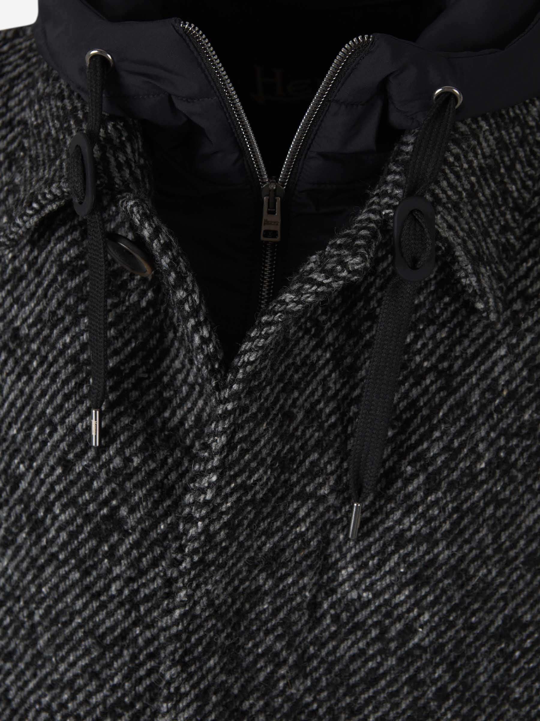 Herno Hombre Barcelona Abrigo Lana color Negro sku 341-000524 01 - Foto 4