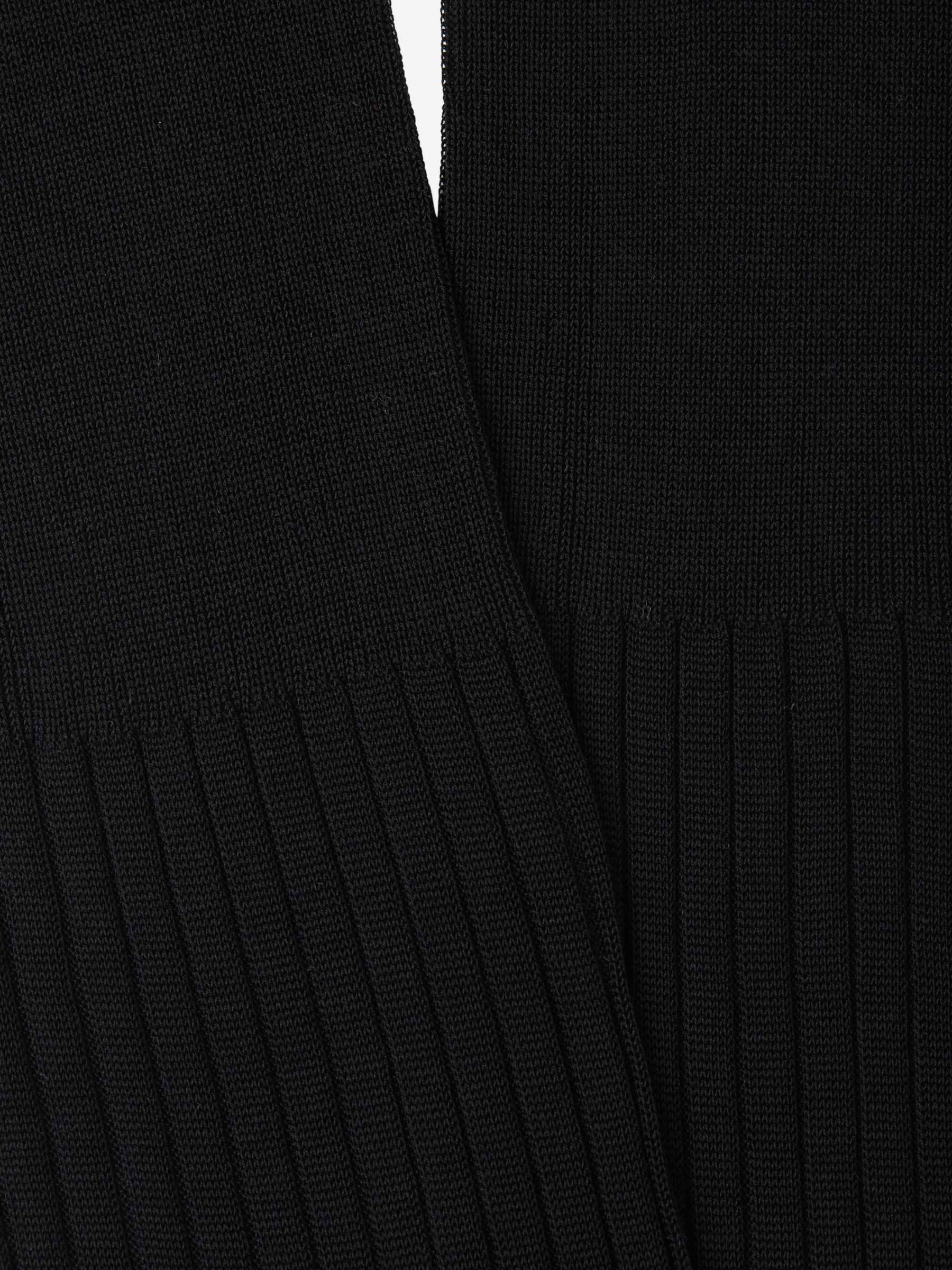 Santa Eulalia Hombre Barcelona Calcetines Largos Canalé color Negro sku 642-000177 01 - Foto 3