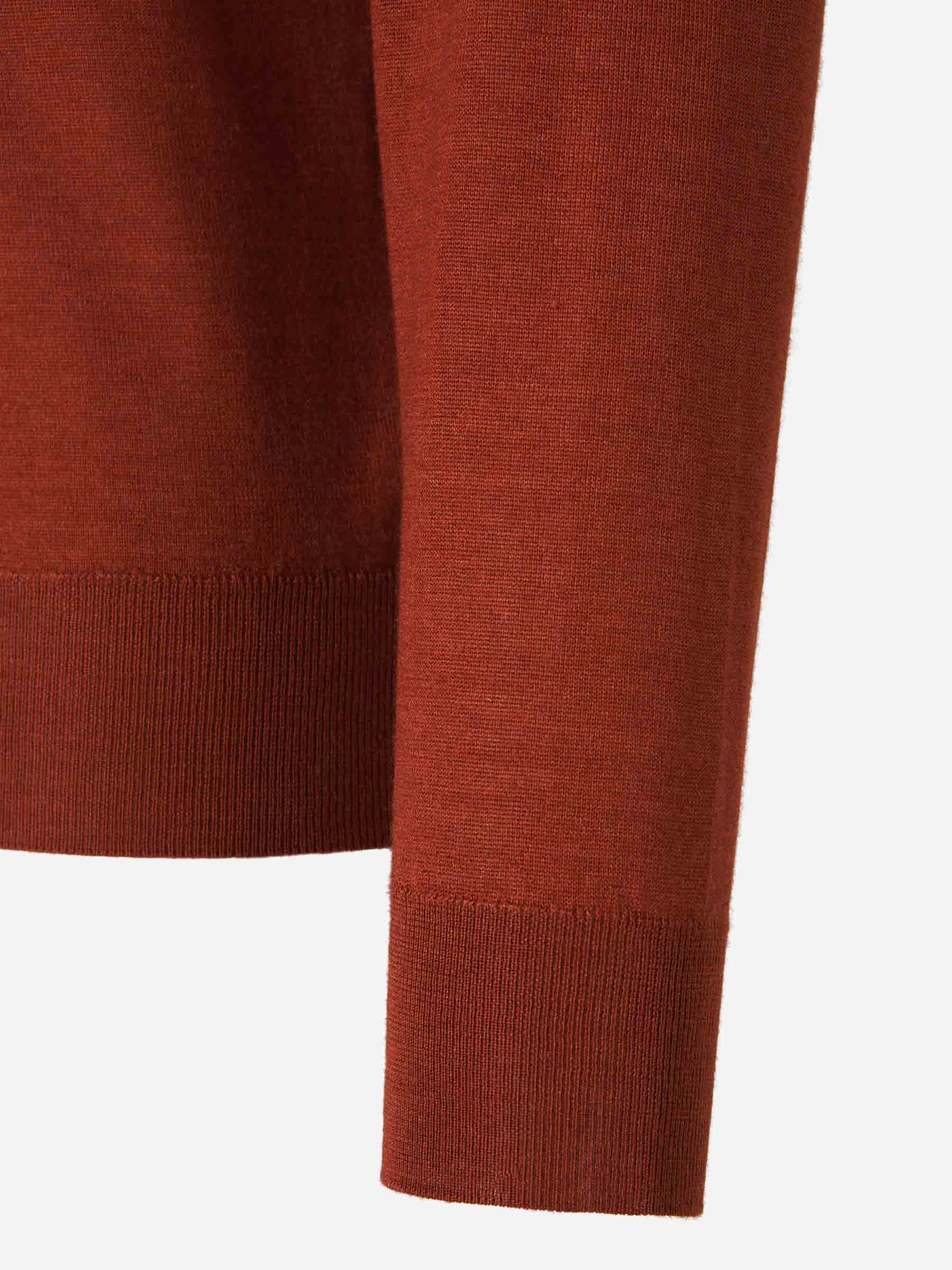 Santa Eulalia Hombre Barcelona Jersey Pico Cashmere color Terracota sku 542-002425 05 - Foto 4