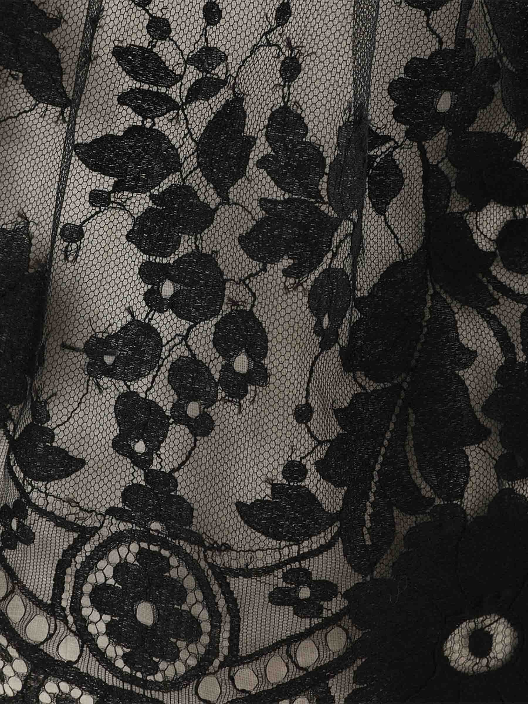 Zimmermann Mujer Barcelona Blusa Encaje Lazo color Negro sku 701-002149 00 - Foto 3