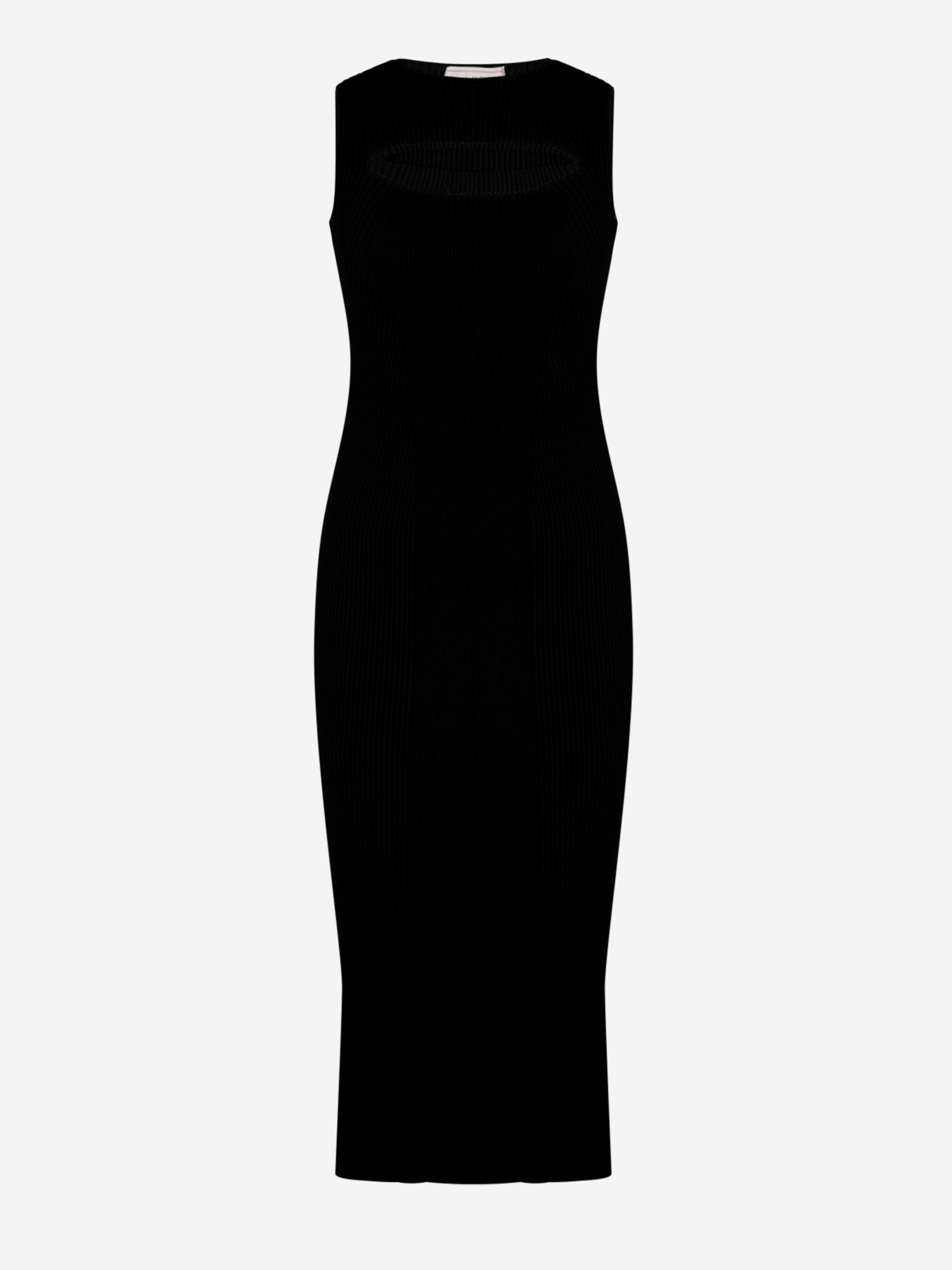 McQueen McQueen Fitted Midi Dress in Barcelona or Shop Online Mujer 721-000289 01 McQueen McQueen Fitted Midi Dress in Barcelona or Shop Online Mujer 721-000289 01