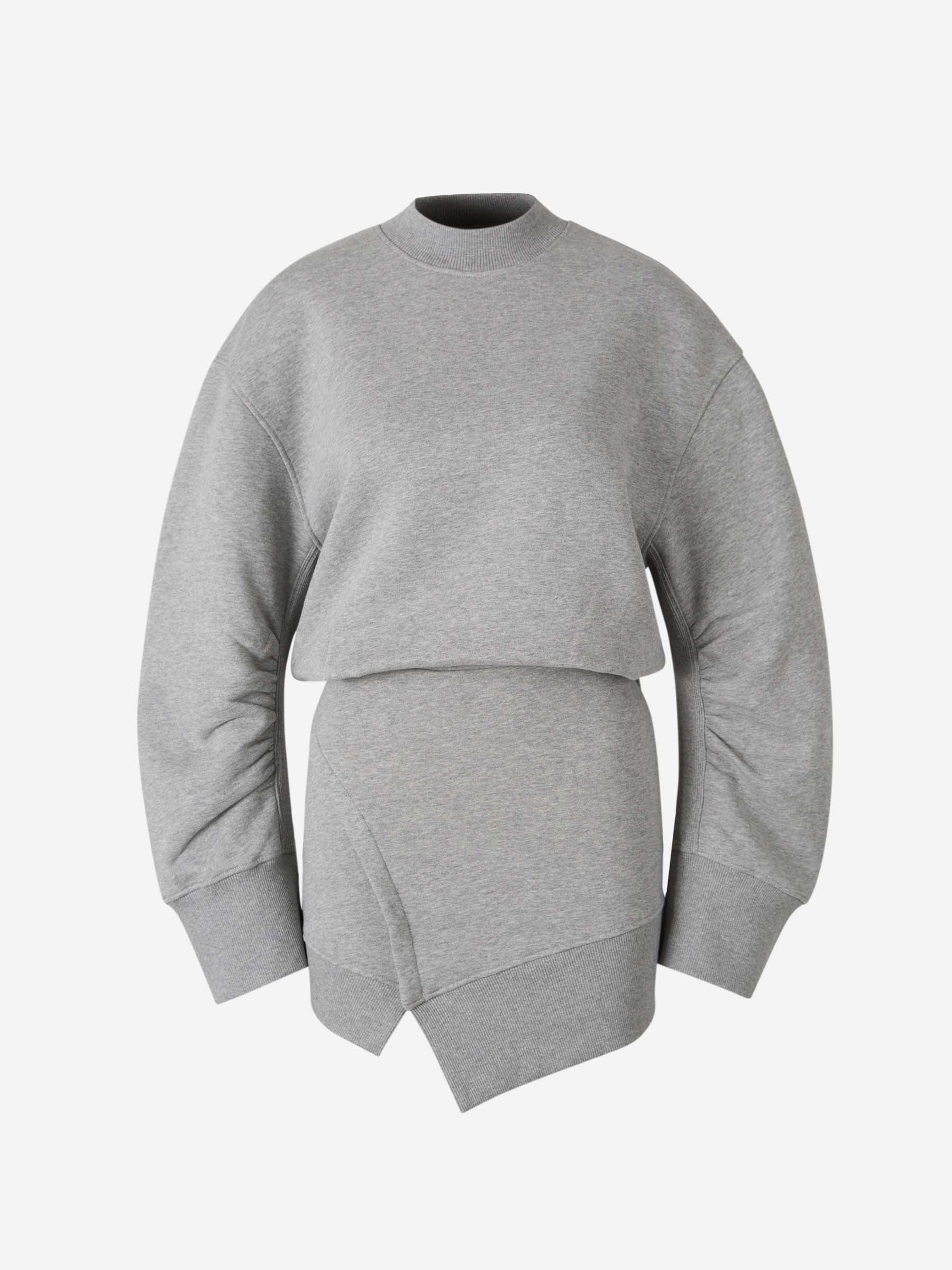ワンピースその他 The Attico Grey draped viscose mini dress The Attico Draped grey mini dress | TheDoubleF