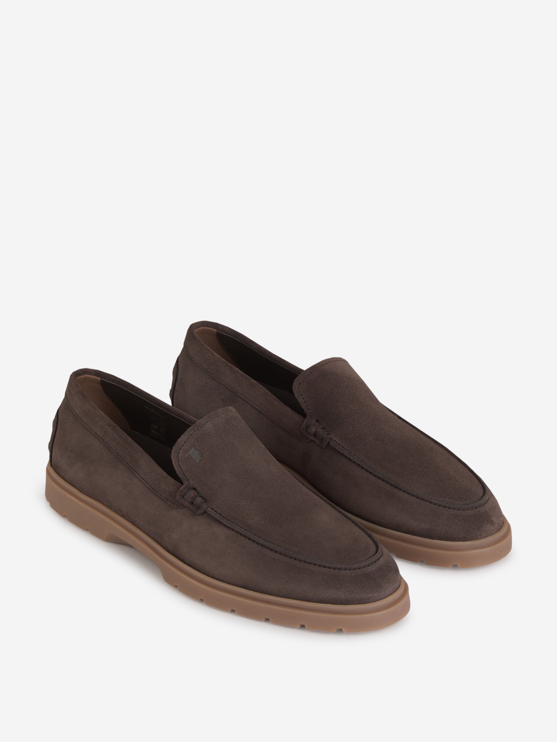 Tod's Hombre Barcelona Mocasines Piel Ante color Marrón Oscuro sku 611-004454 01 - Foto 2
