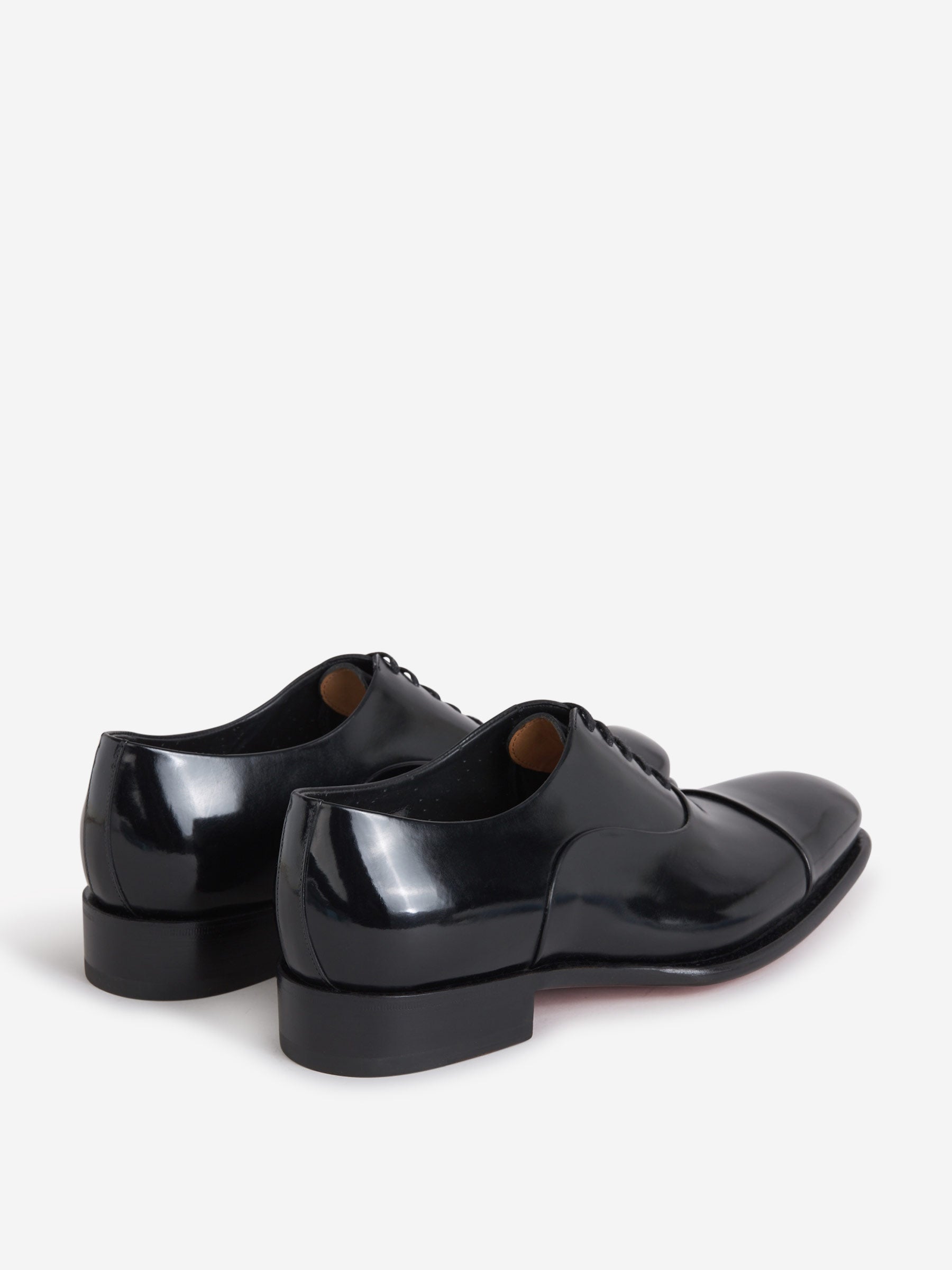 Santoni Hombre Barcelona Zapatos Distressed Piel color Negro sku 611-003824 02 - Foto 3