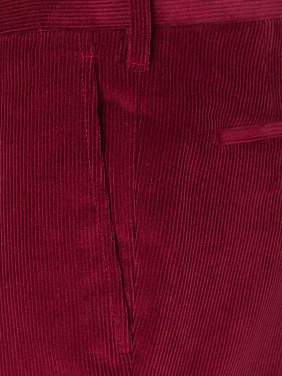 Santa Eulalia Hombre Barcelona Pantalones Chinos Pinzas color Rojo sku 521-002557 08 - Foto 3