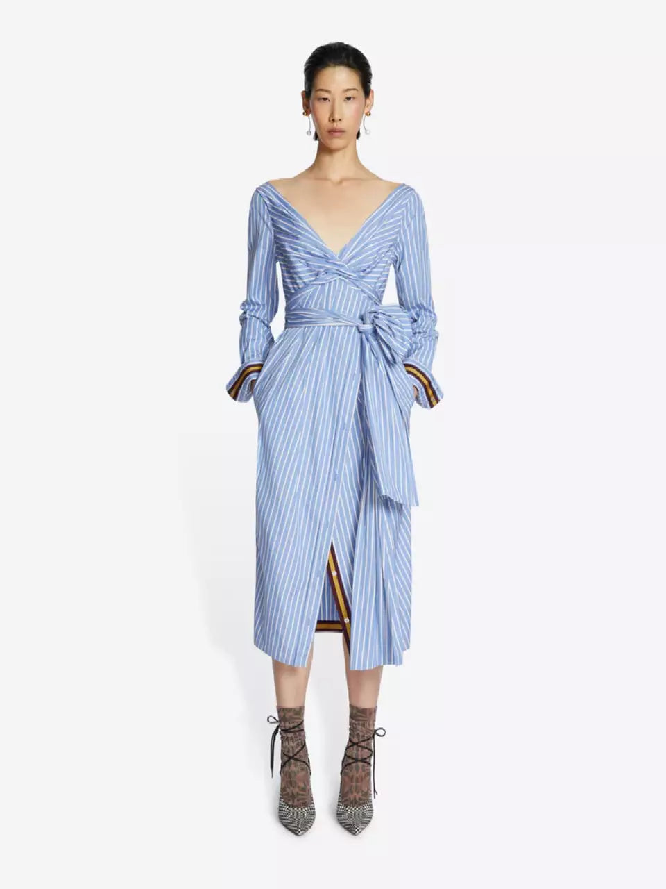Dries Van Noten – Dries Van Noten Striped Midi Dress in Barcelona or Shop  Online Mujer 721-000230 01