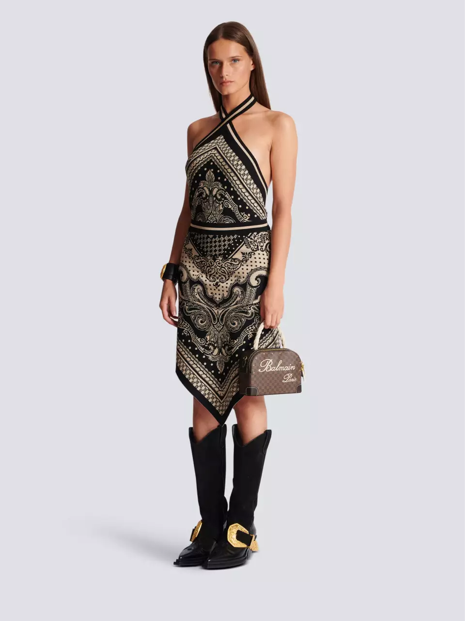Balmain – Balmain Knit Midi Dress in Barcelona or Shop Online Mujer  721-000141