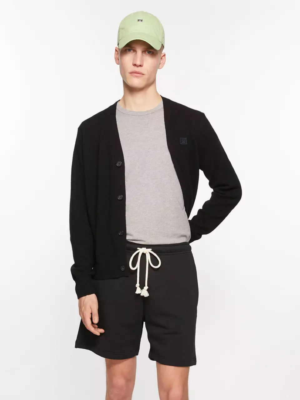 Acne Studios Face – Bermuda Shorts Joggers Logo Hombre 523