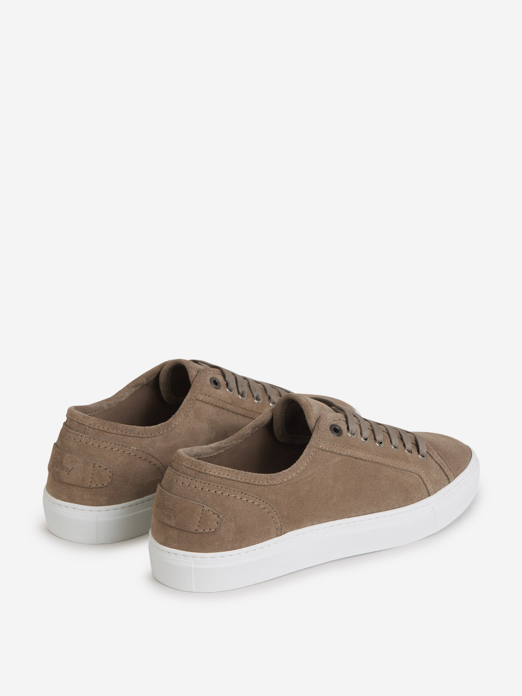 Brioni Hombre Barcelona Sneakers Piel Ante color Topo sku 616-002650 01 - Foto 3