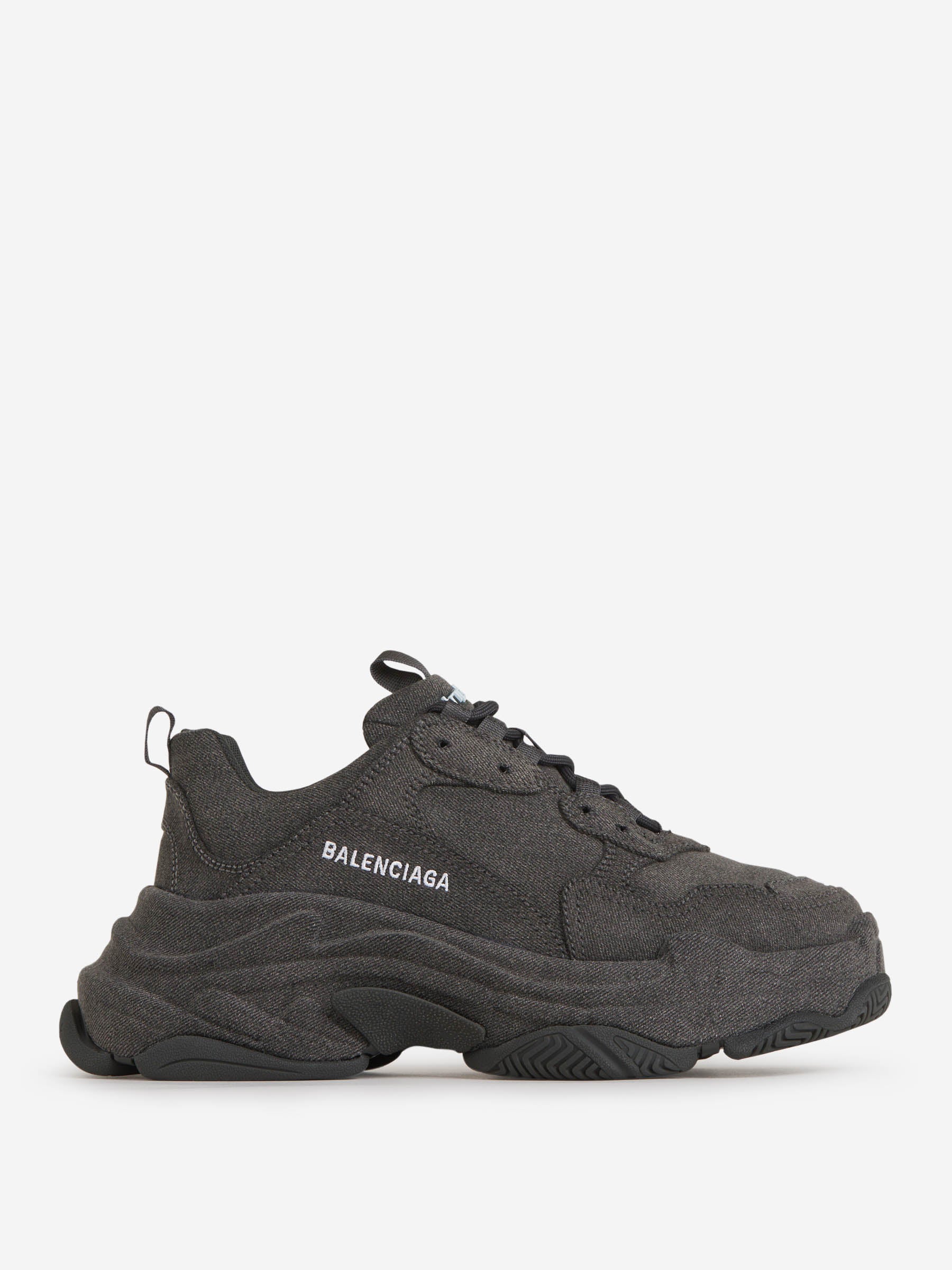 Balenciaga – Triple S Denim-Sneaker Mujer 806-000303
