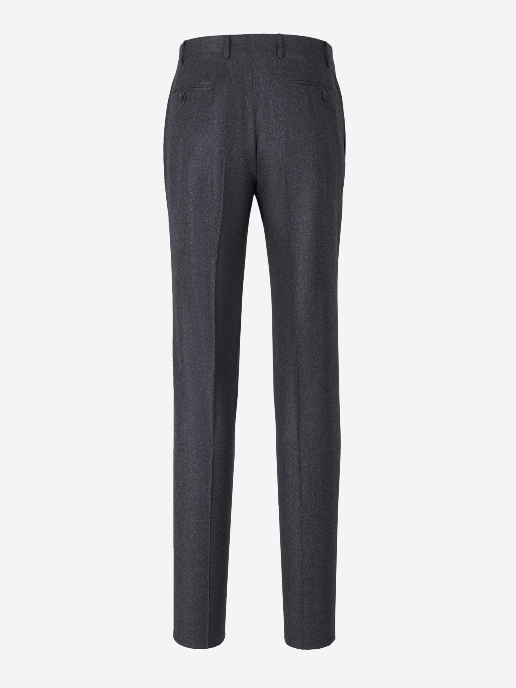 Canali Hombre Barcelona Pantalones Franela Lana color Gris Antracita sku 321-000338 01 - Foto 2