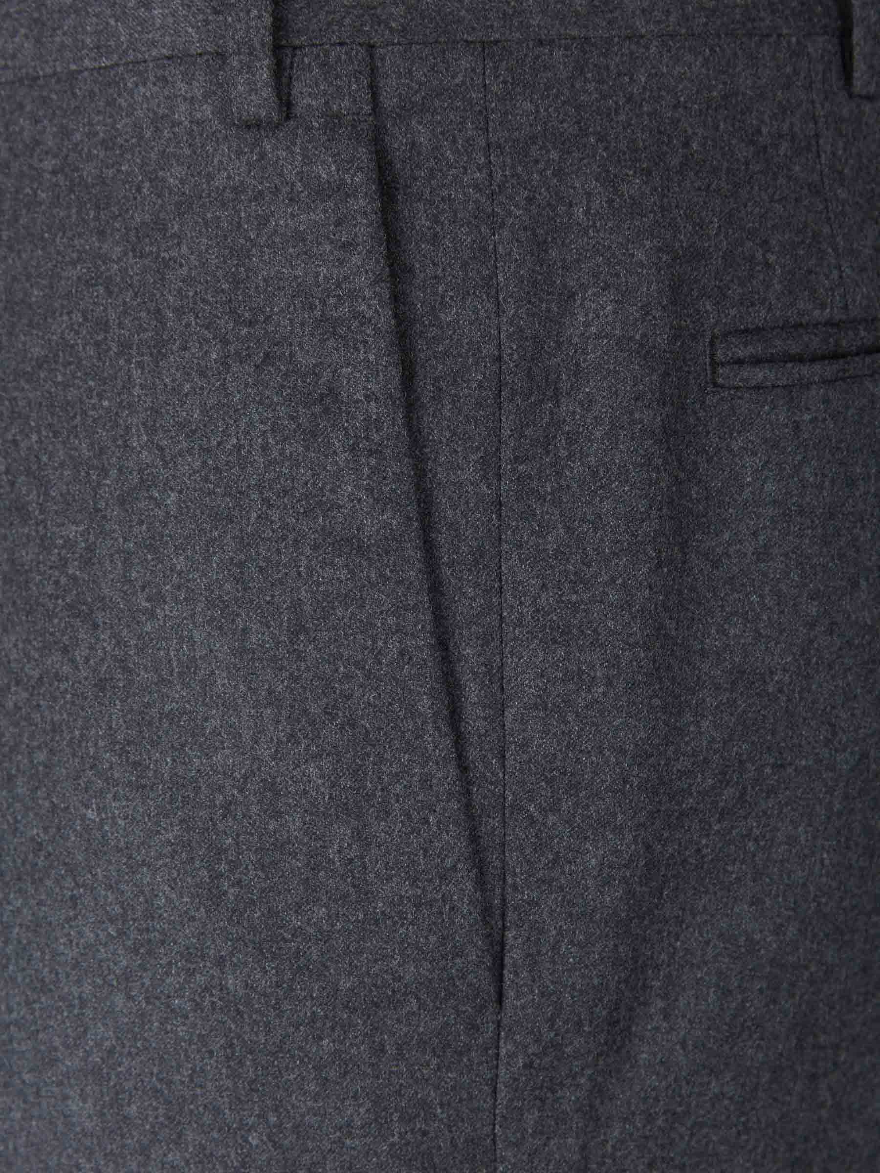 Canali Hombre Barcelona Pantalones Franela Lana color Gris Antracita sku 321-000338 01 - Foto 3