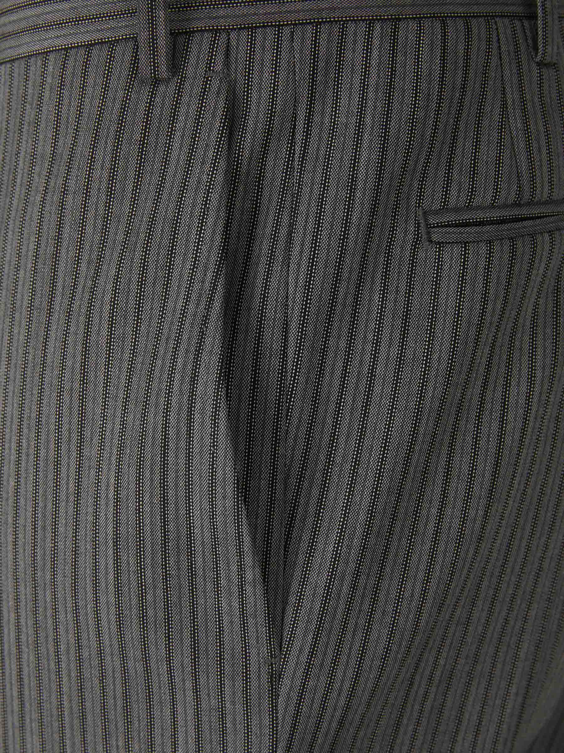 Canali Hombre Barcelona Pantalones Rayas Lana color Gris Antracita sku 321-000348 01 - Foto 3