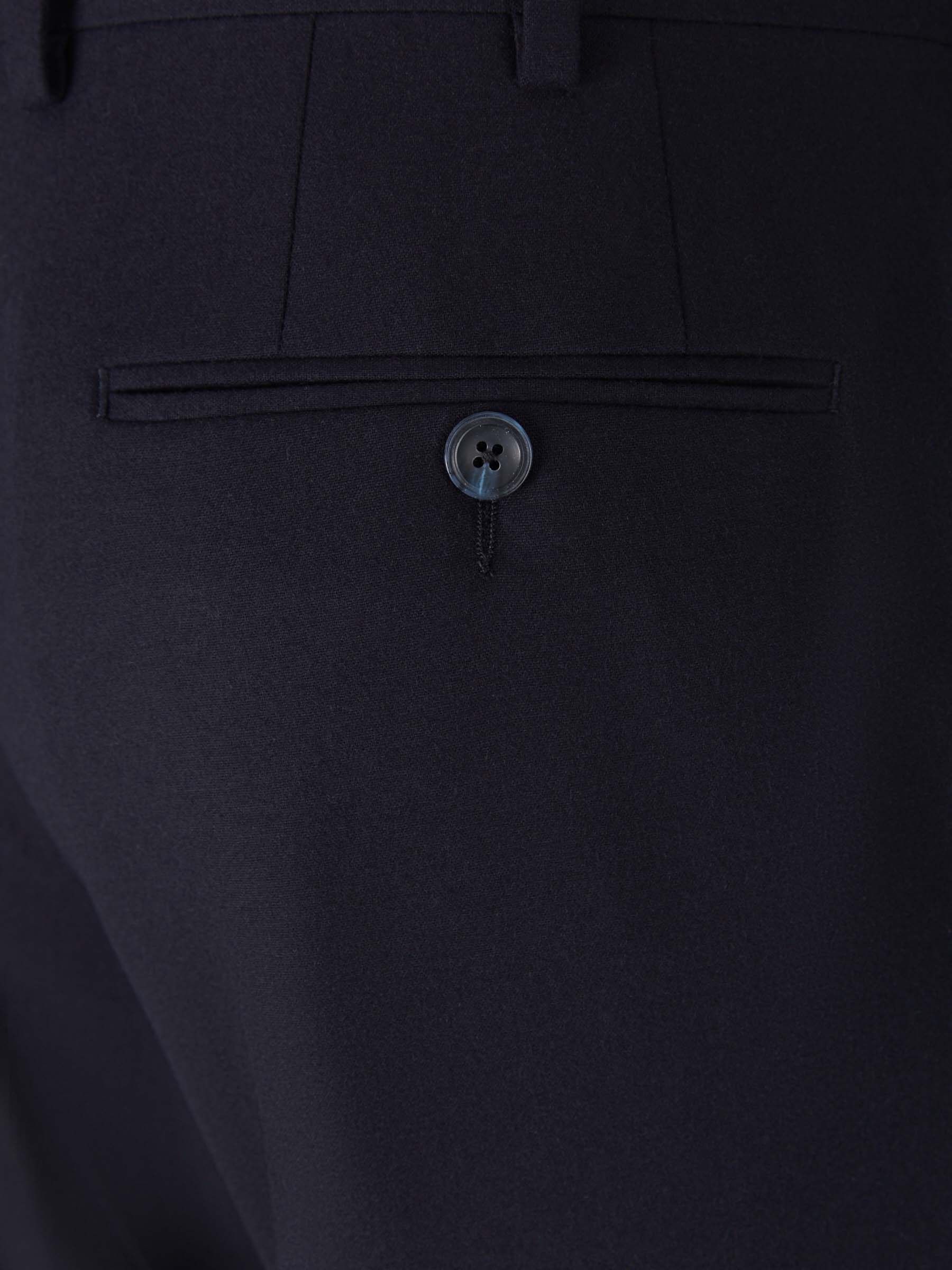 Marco Pescarolo Hombre Barcelona Pantalones Sastre Cashmere color Azul Noche sku 322-000402 02 - Foto 4