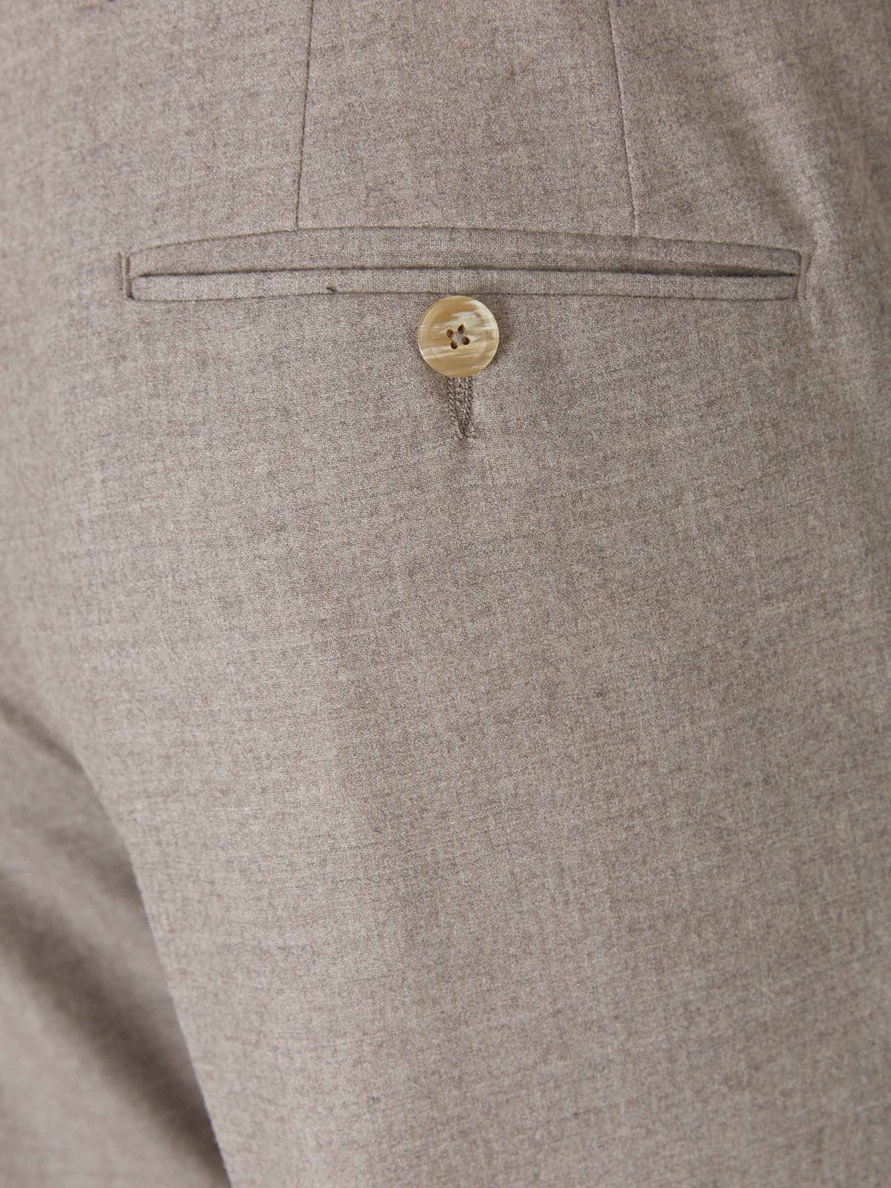 Marco Pescarolo Hombre Barcelona Pantalones Sastre Cashmere color Beige sku 322-000402 04 - Foto 4