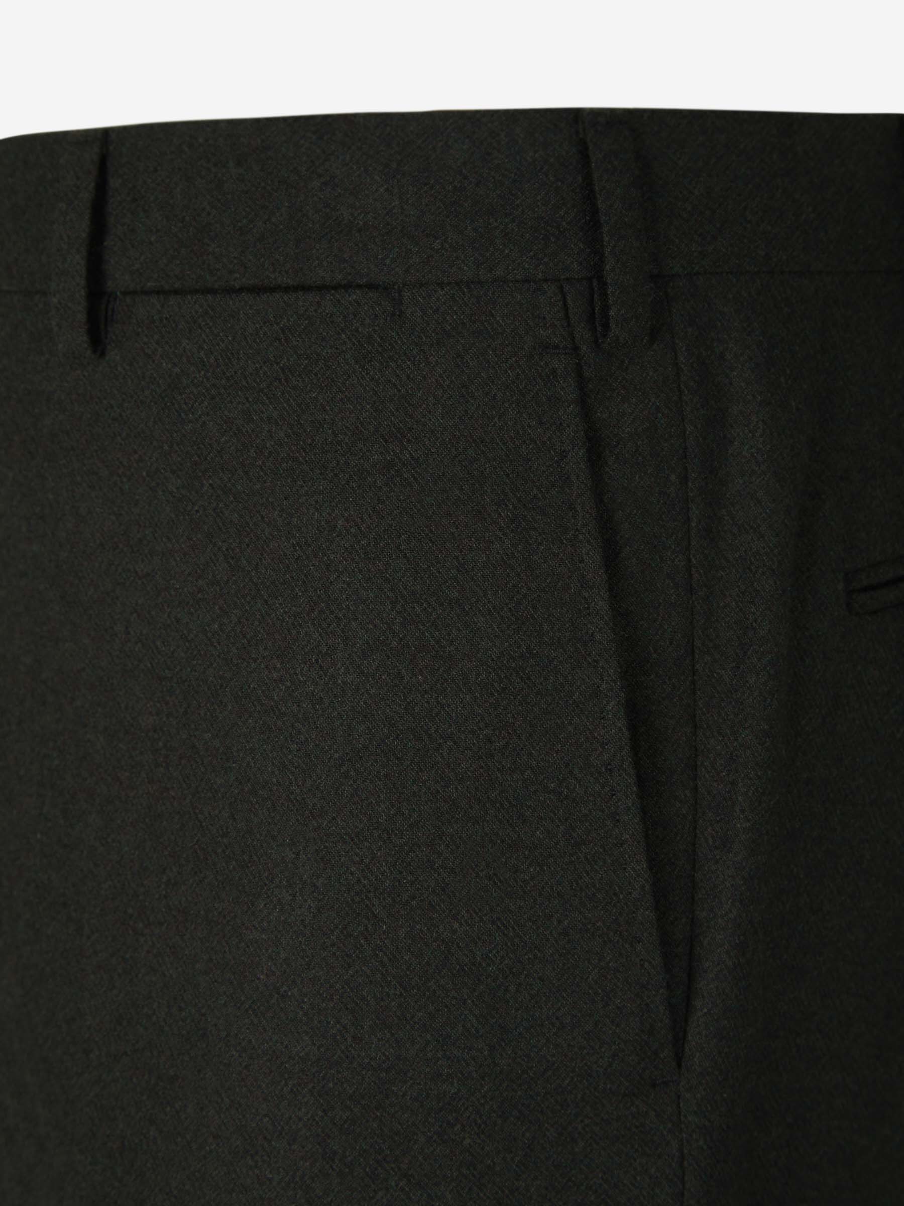 Marco Pescarolo Hombre Barcelona Pantalones Sastre Cashmere color Verde Oscuro sku 322-000402 06 - Foto 3
