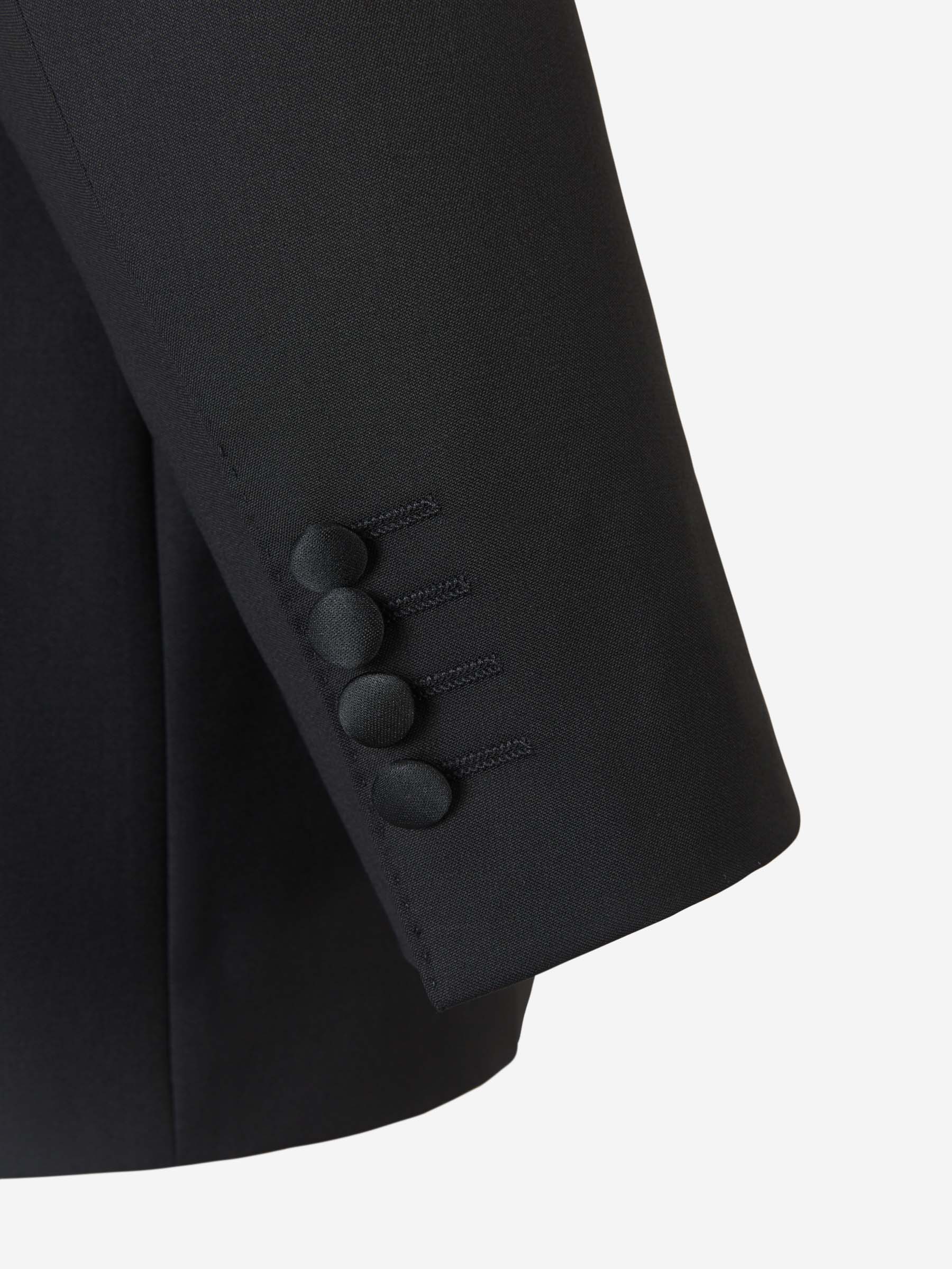 Canali Hombre Barcelona Smoking de Lana color Negro sku 331-000084 01 - Foto 5