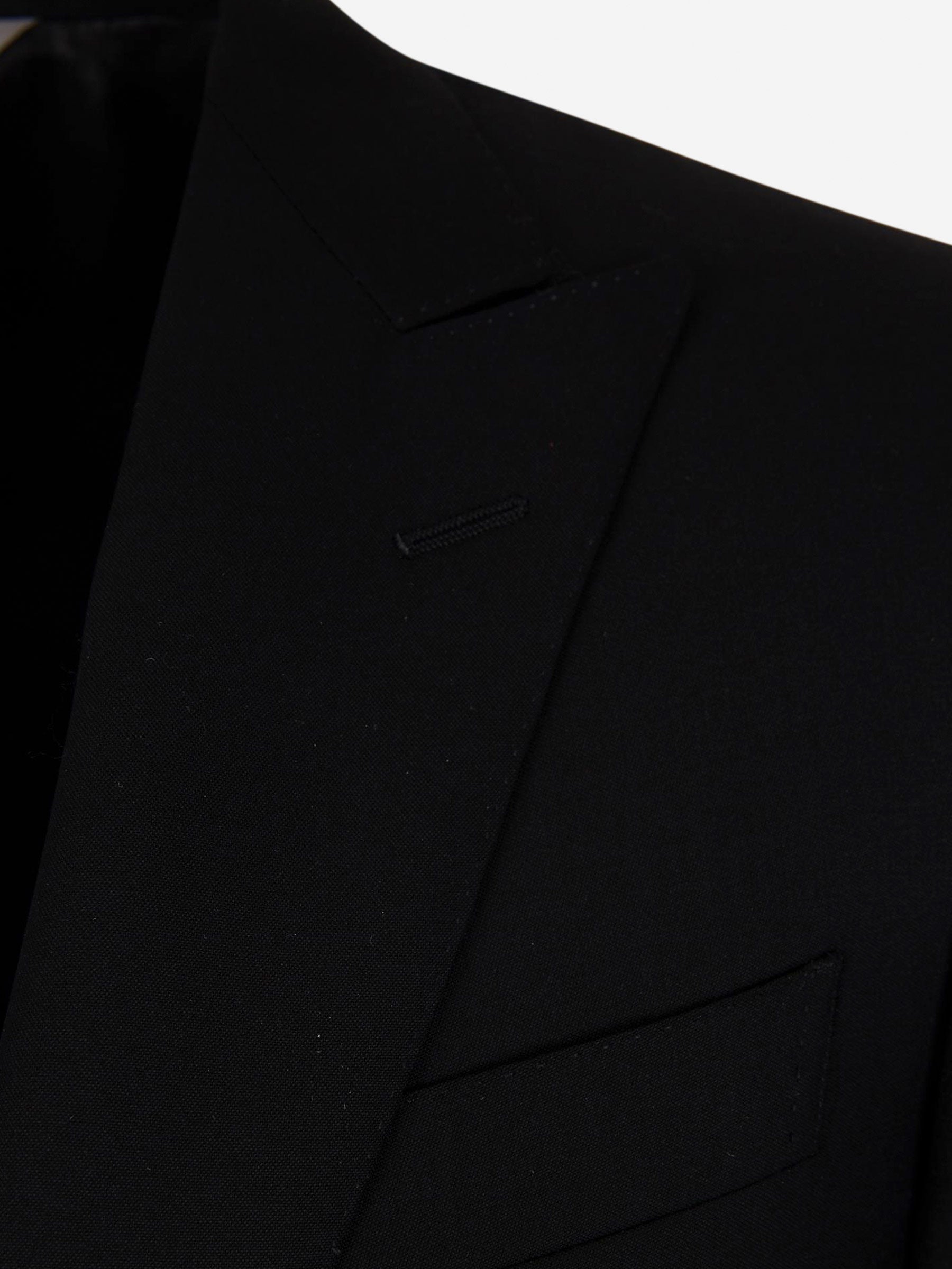 Canali Hombre Barcelona Chaqué de Lana color Negro sku 332-000058 01 - Foto 3