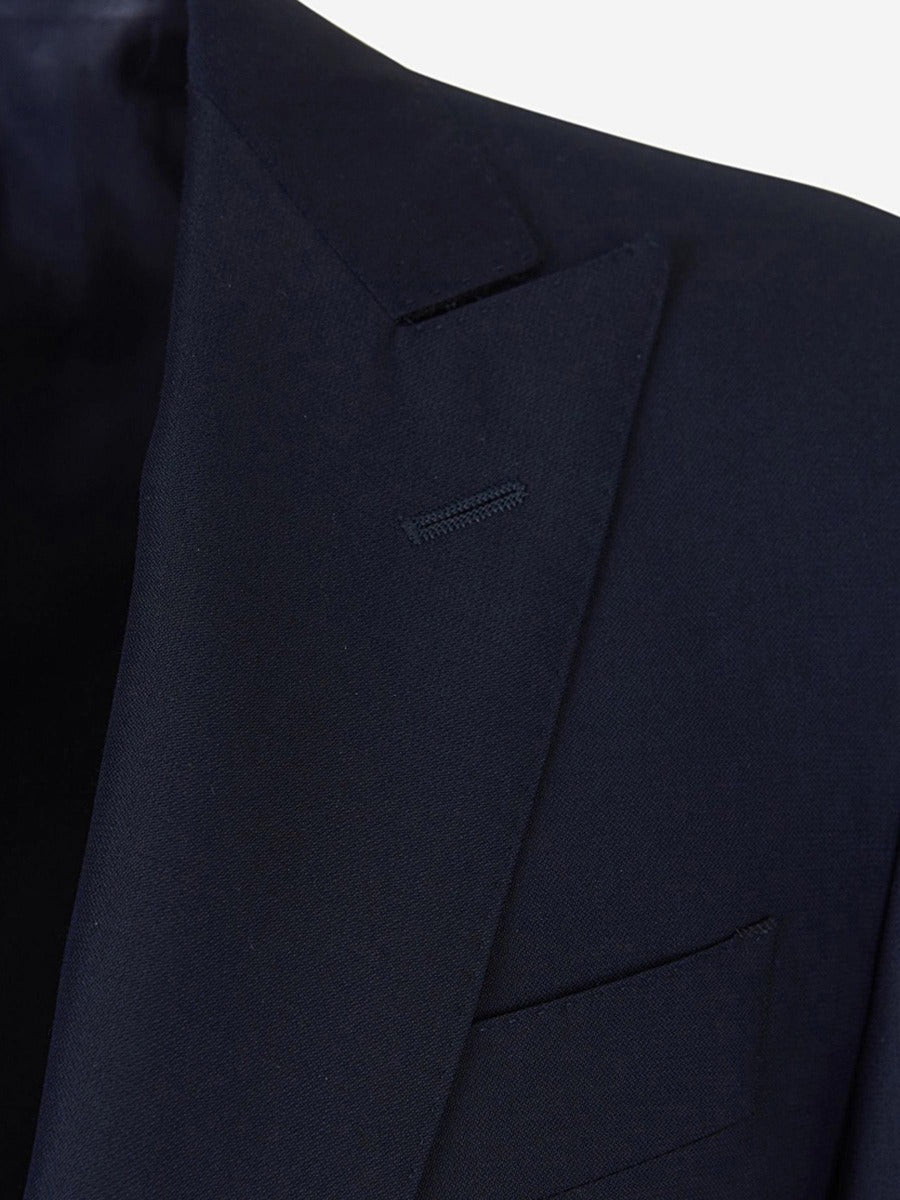 Canali Hombre Barcelona Chaqué Y Pantalón Lana color Azul Noche sku 332-000070 01 - Foto 6