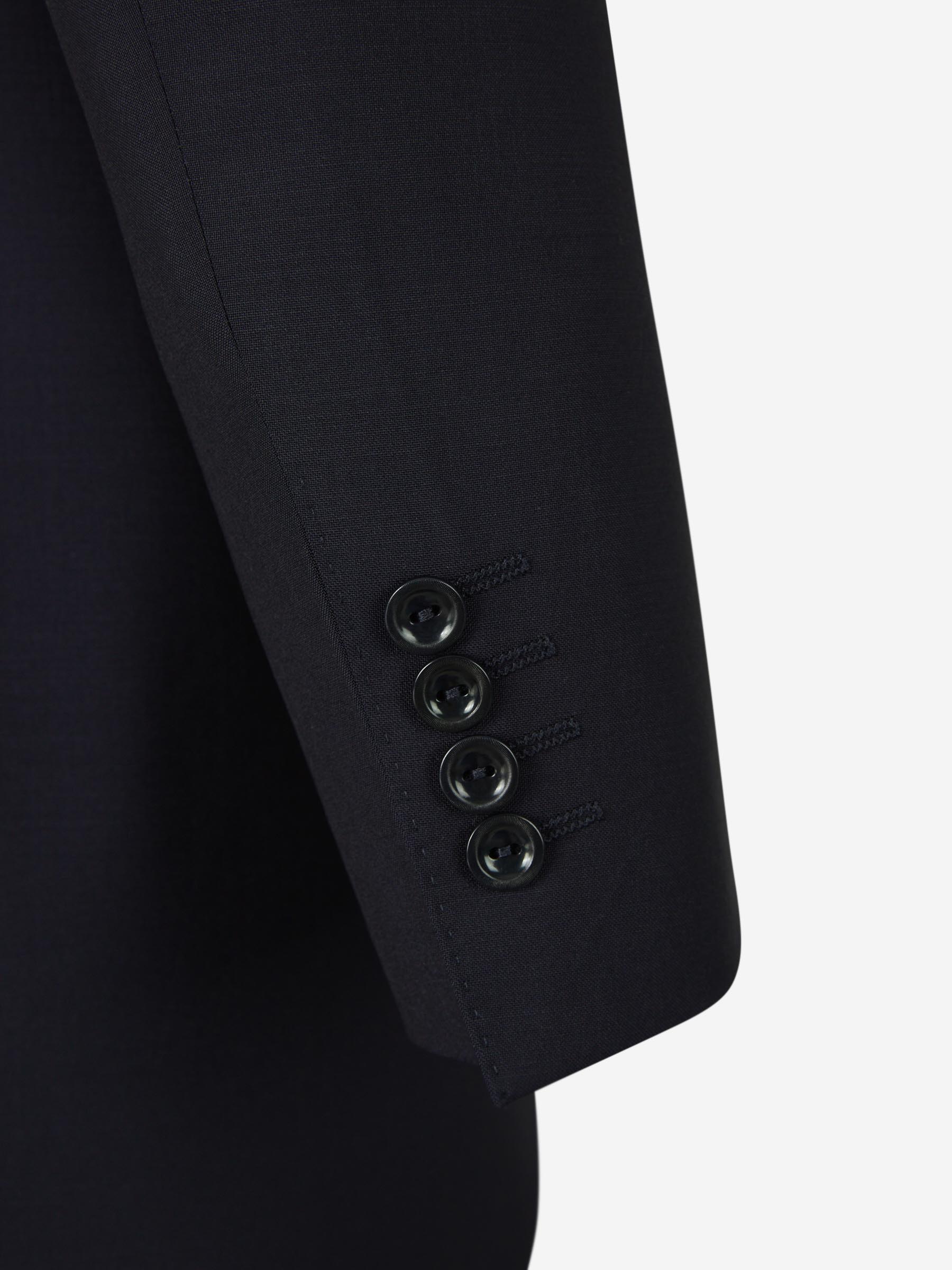 Canali Hombre Barcelona Chaqué Y Pantalón Lana color Azul Noche sku 332-000095 01 - Foto 4