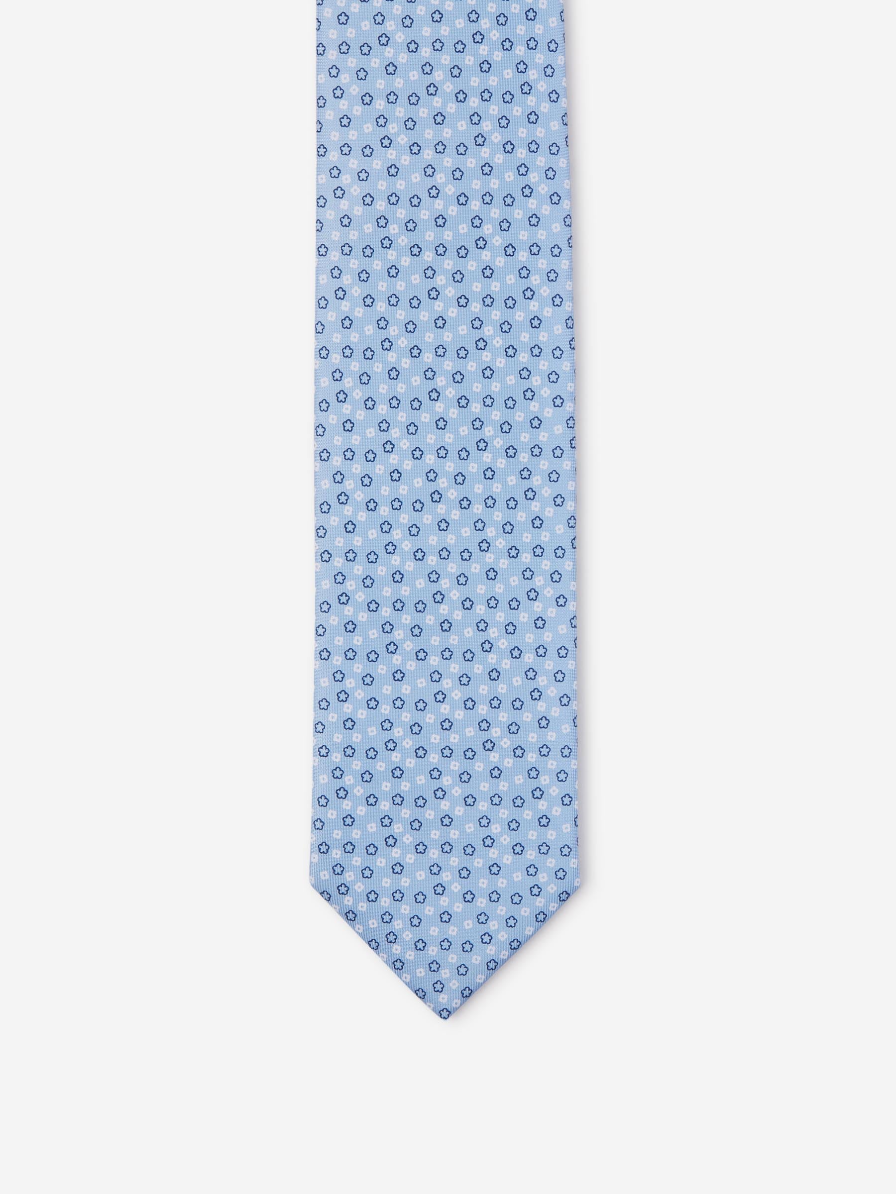 Marinella Hombre Barcelona Corbata Motivo Floral color Azul sku 601-001486 01 - Foto 2