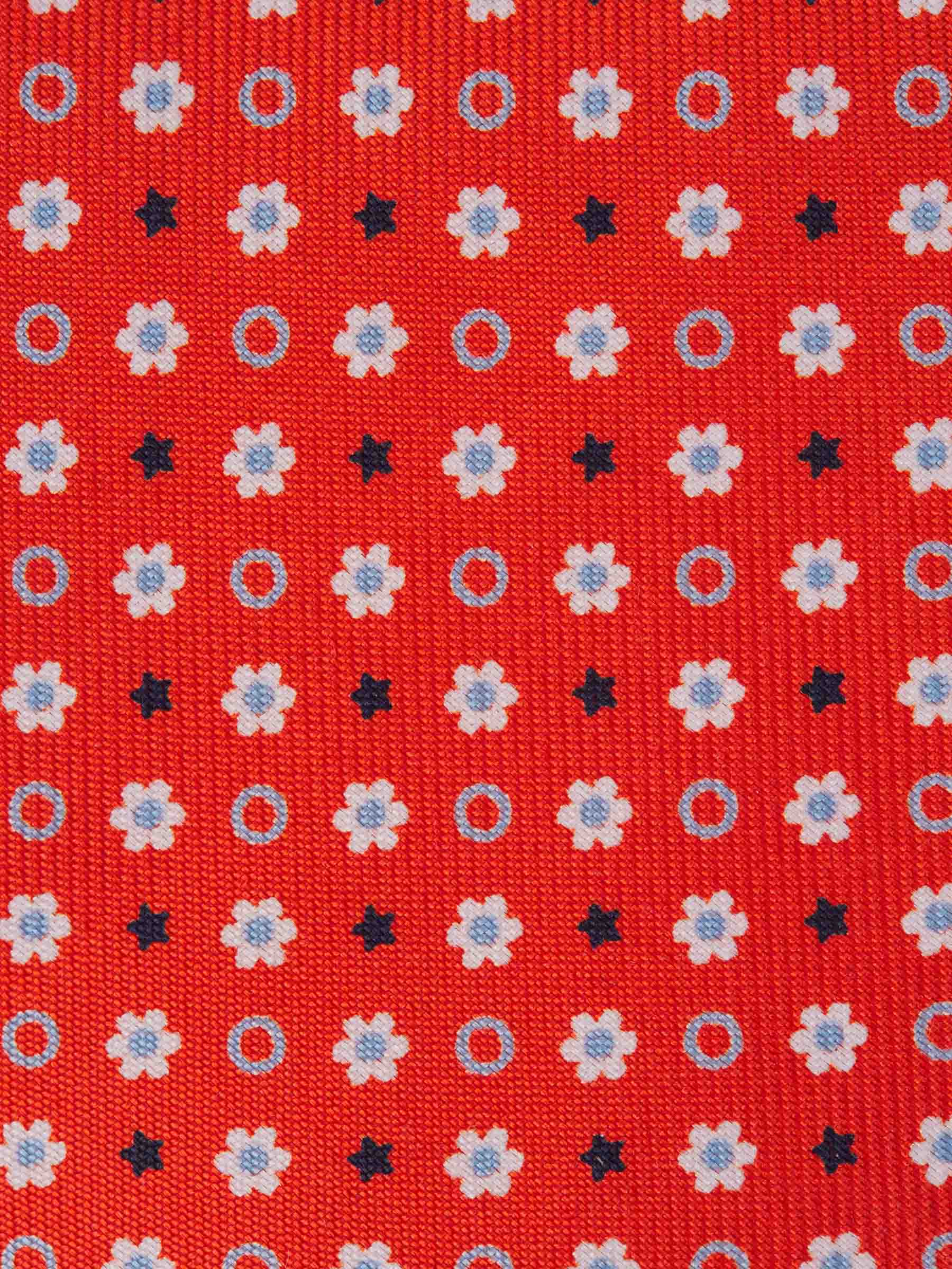 Marinella Hombre Barcelona Corbata Motivo Floral color Rojo sku 601-001478 01 - Foto 3