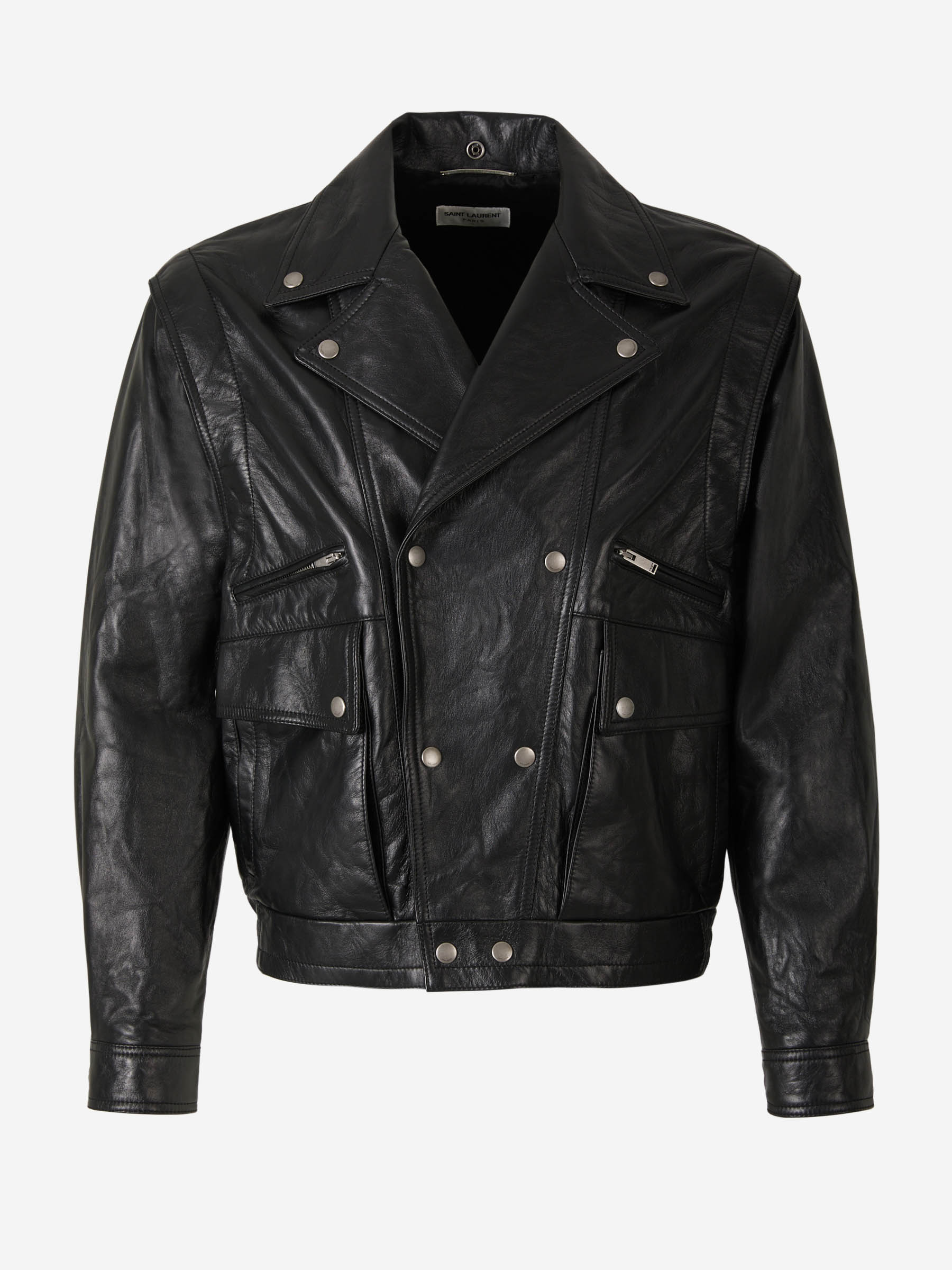 Saint Laurent – Leather Jacket Hombre 511-000601