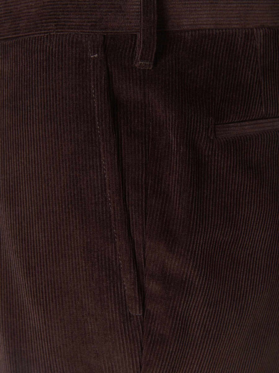 Santa Eulalia Hombre Barcelona Pantalones Pinzas Pana color Marrón sku 521-002557 03 - Foto 3