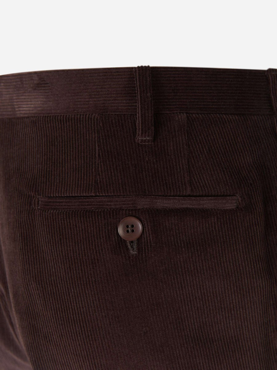 Santa Eulalia Hombre Barcelona Pantalones Pinzas Pana color Marrón sku 521-002557 03 - Foto 4