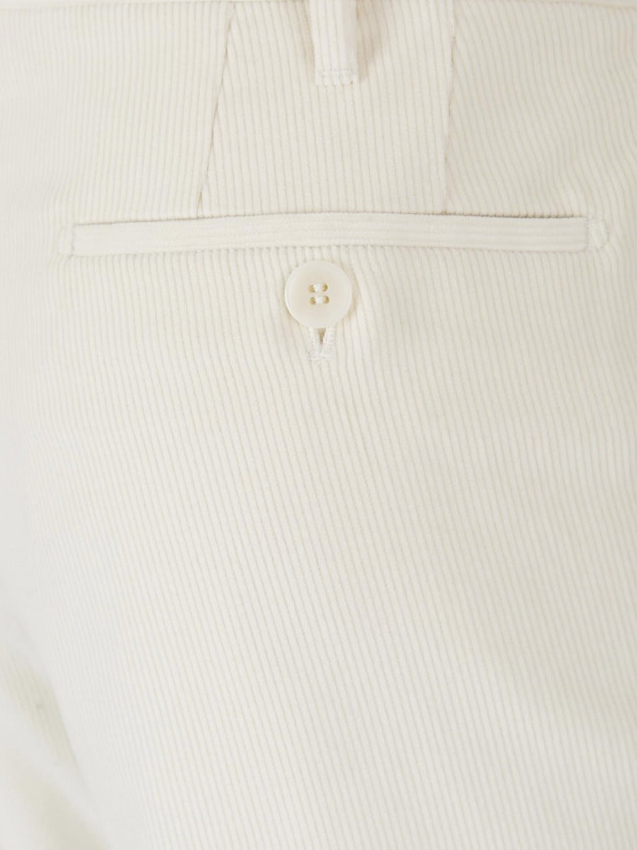 Santa Eulalia Hombre Barcelona Pantalones Pinzas Pana color Crema sku 521-002557 06 - Foto 4