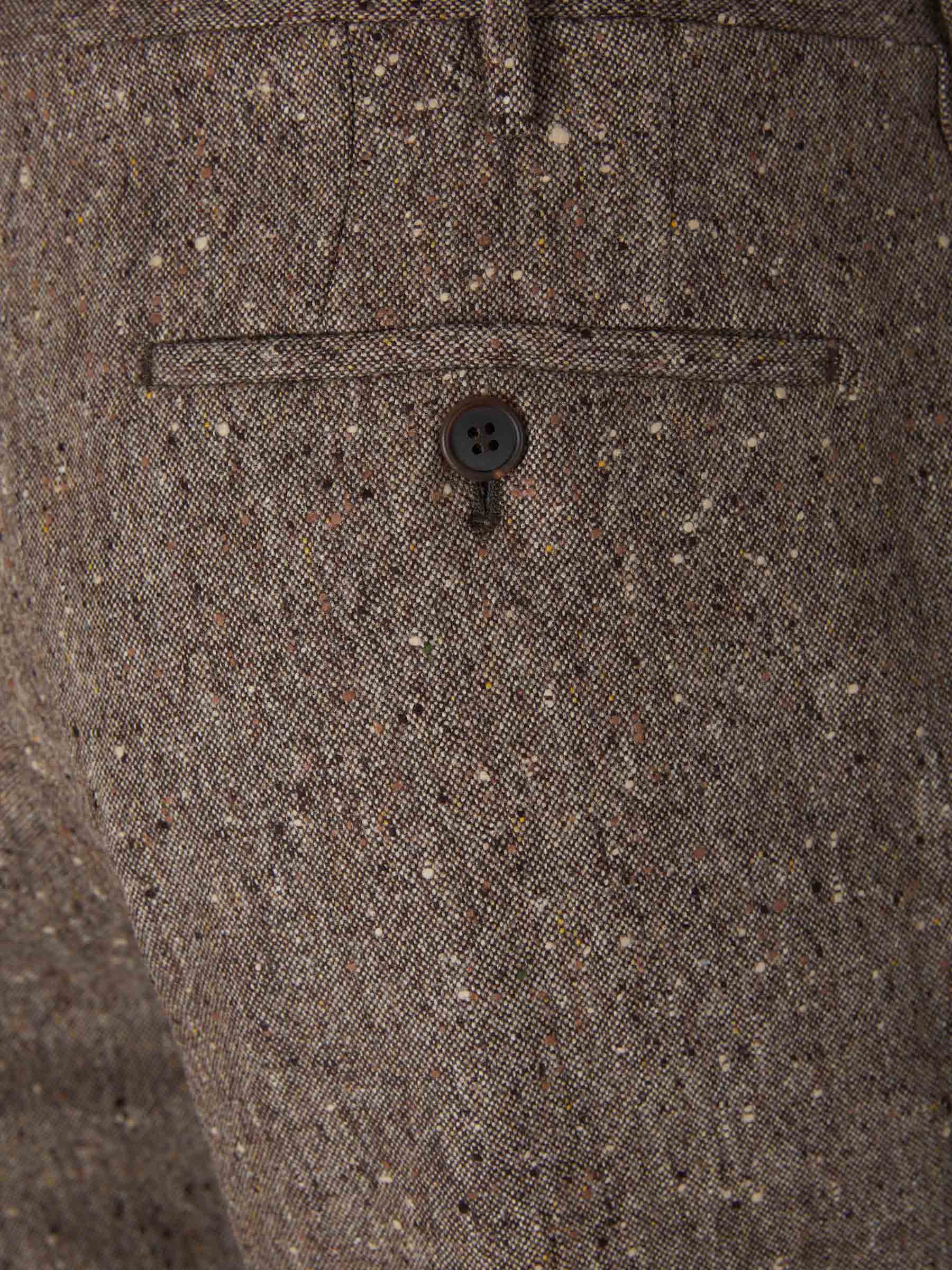 Santa Eulalia Hombre Barcelona Pantalones Formales Lana color Topo sku 521-002936 02 - Foto 4