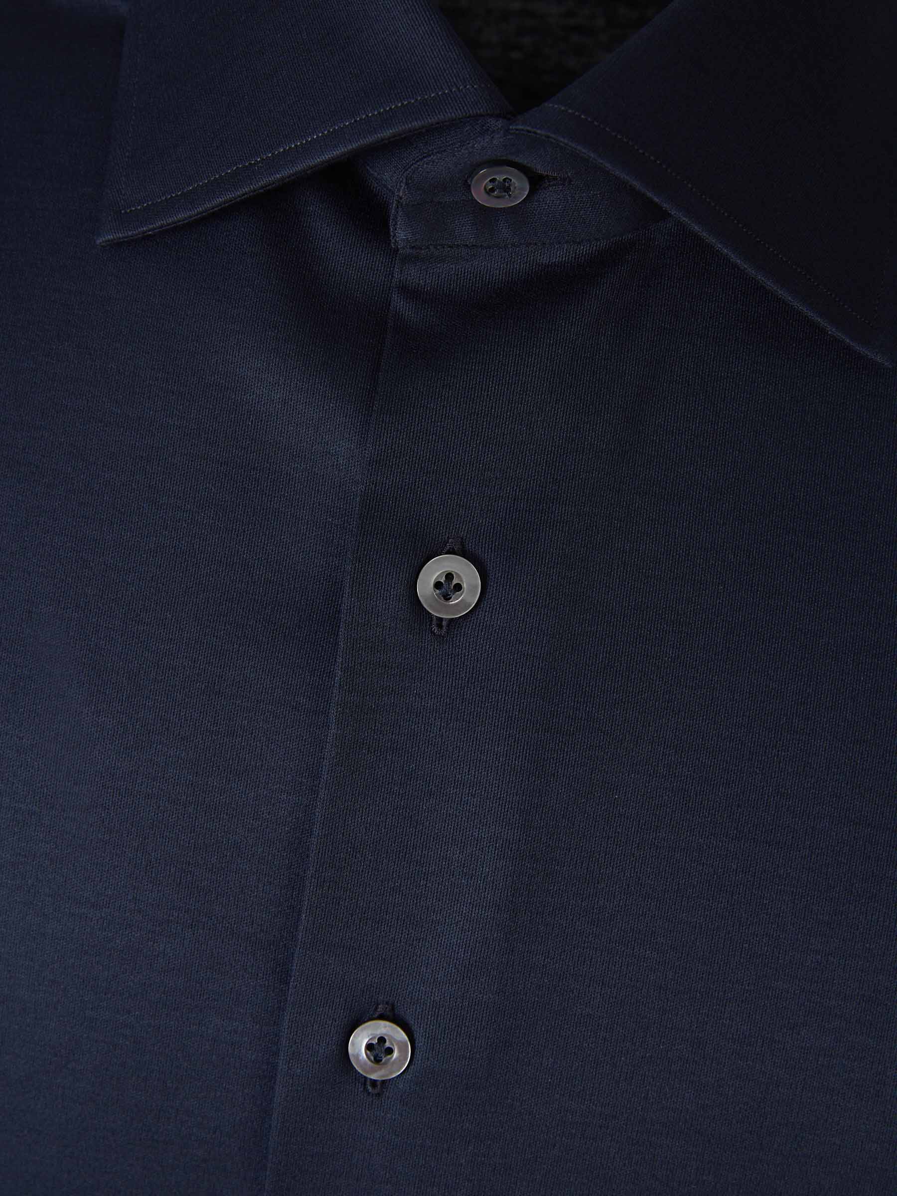 Fray Hombre Barcelona Camisa Micro Punto color Azul Noche sku 531-006072 04 - Foto 3