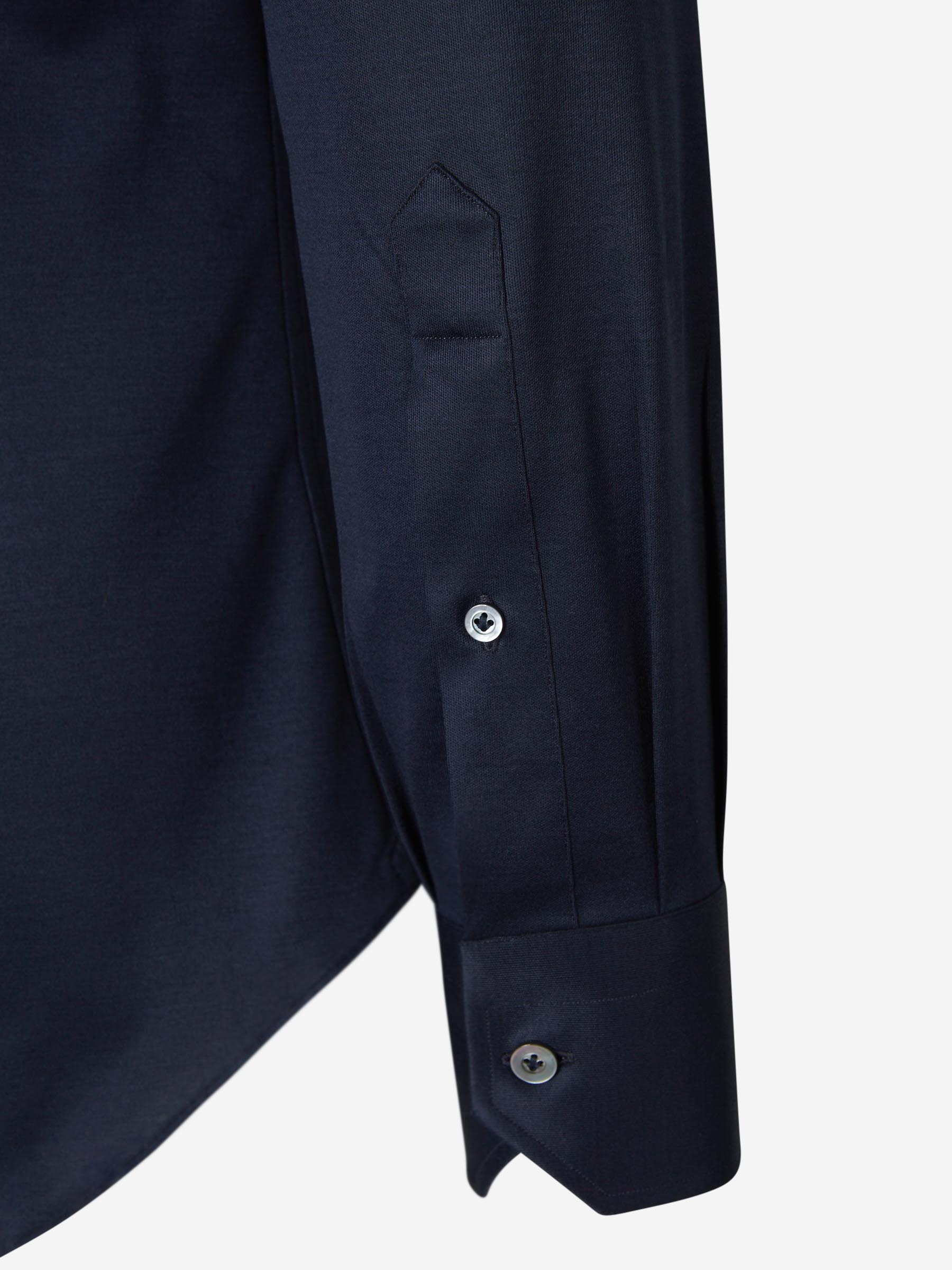 Fray Hombre Barcelona Camisa Micro Punto color Azul Noche sku 531-006072 04 - Foto 4
