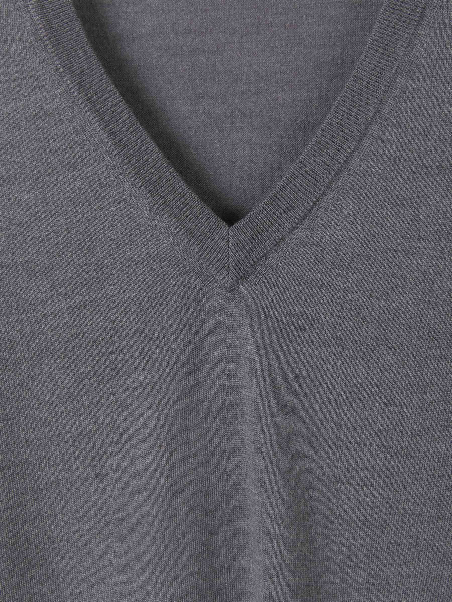 Zanone Hombre Barcelona Jersey Punto Lana color Gris Piedra sku 542-002131 03 - Foto 3