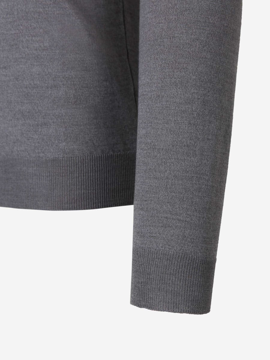 Zanone Hombre Barcelona Jersey Punto Lana color Gris Piedra sku 542-002131 03 - Foto 4